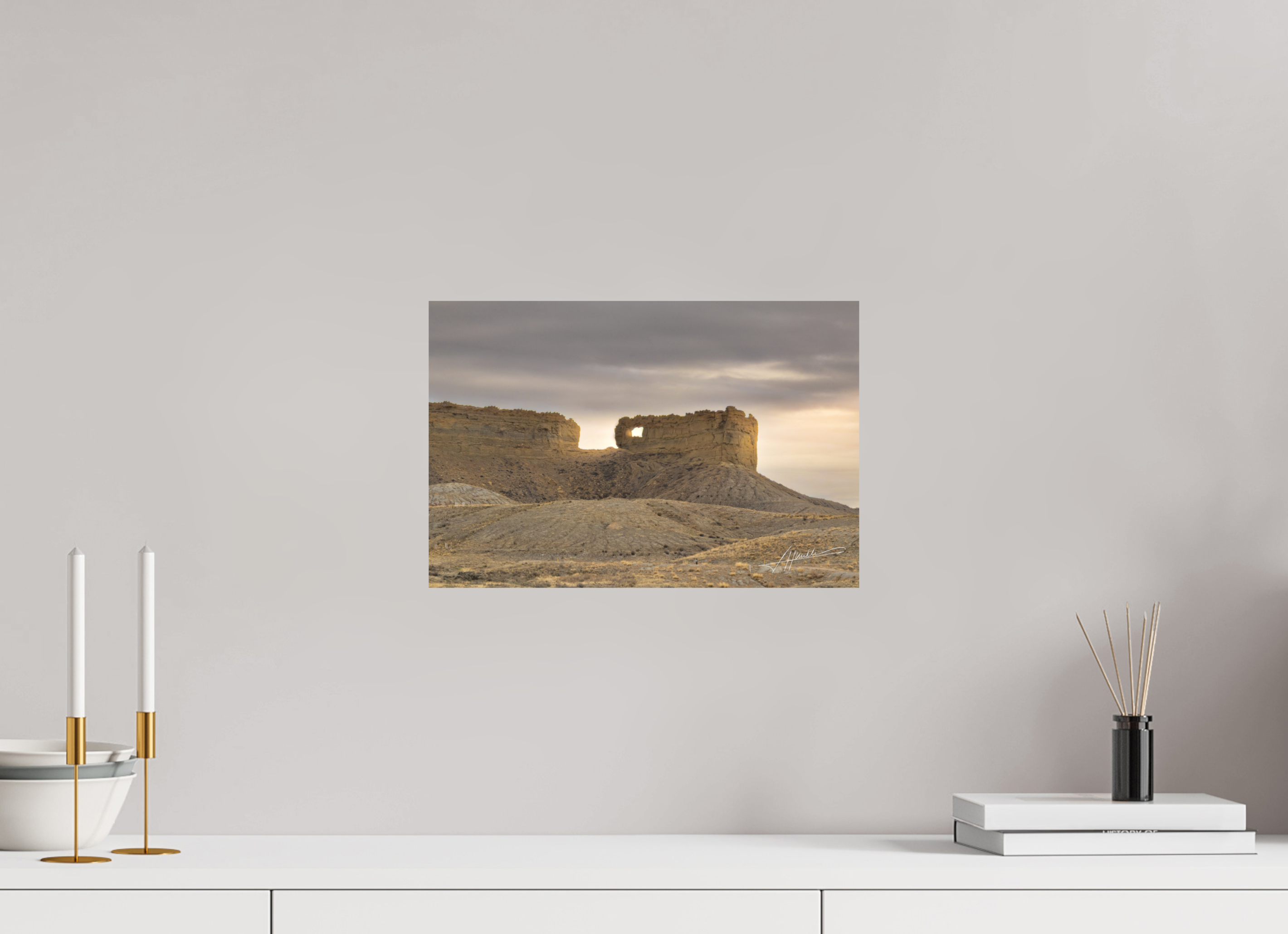 15 x 10″, Photo Print On Fujiflex High Gloss Sun on the Buttes