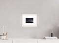 6 x 4″, Solid Wood Frame with Passe-partout Watching the Stars