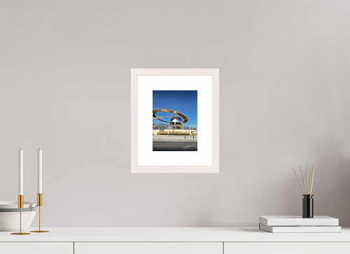 6 x 8″, Solid Wood Frame with Passe-partout Epicenter Sculpture