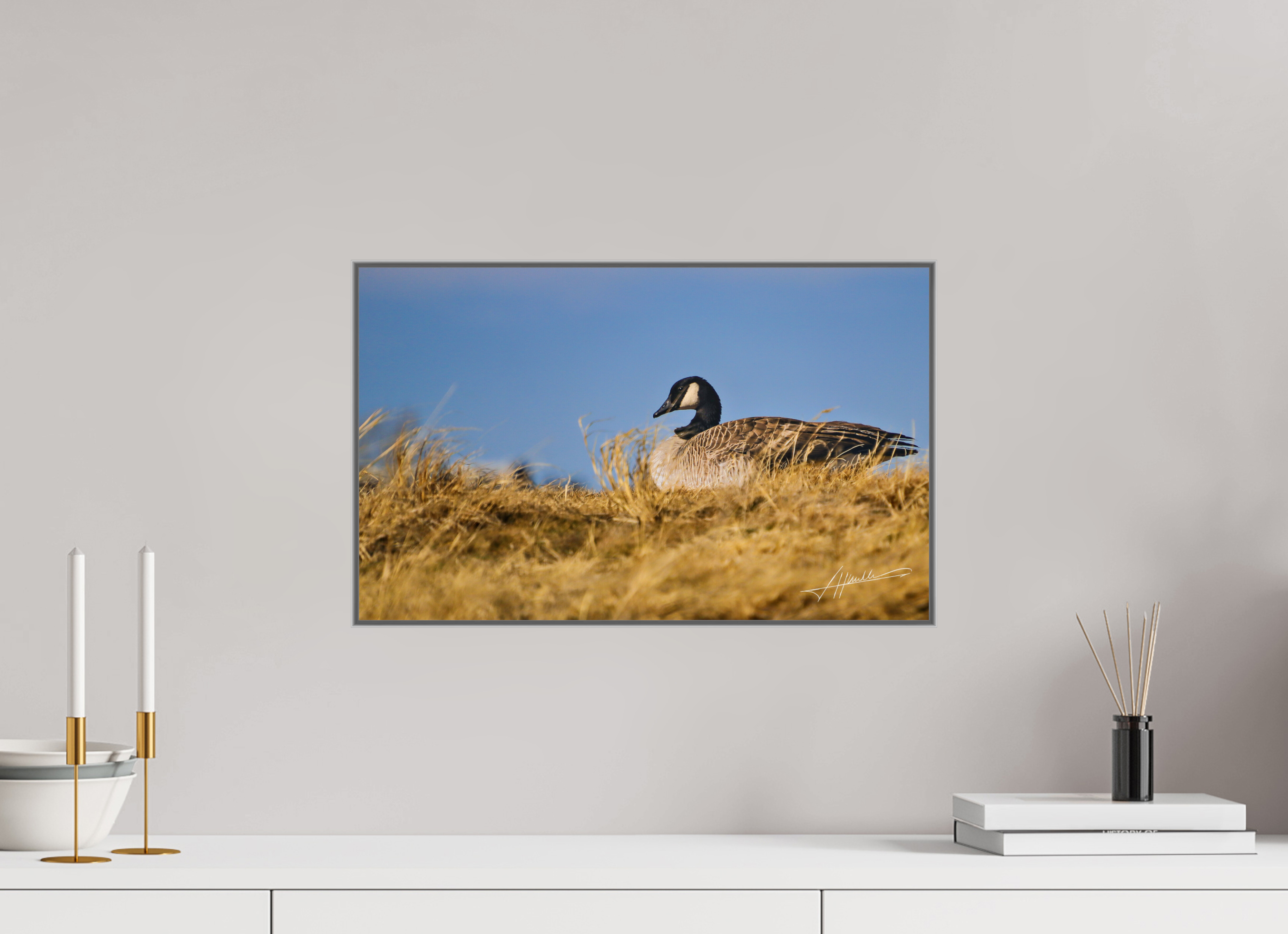 19.4 x 12″, Aluminum ArtBox The Nesting Goose