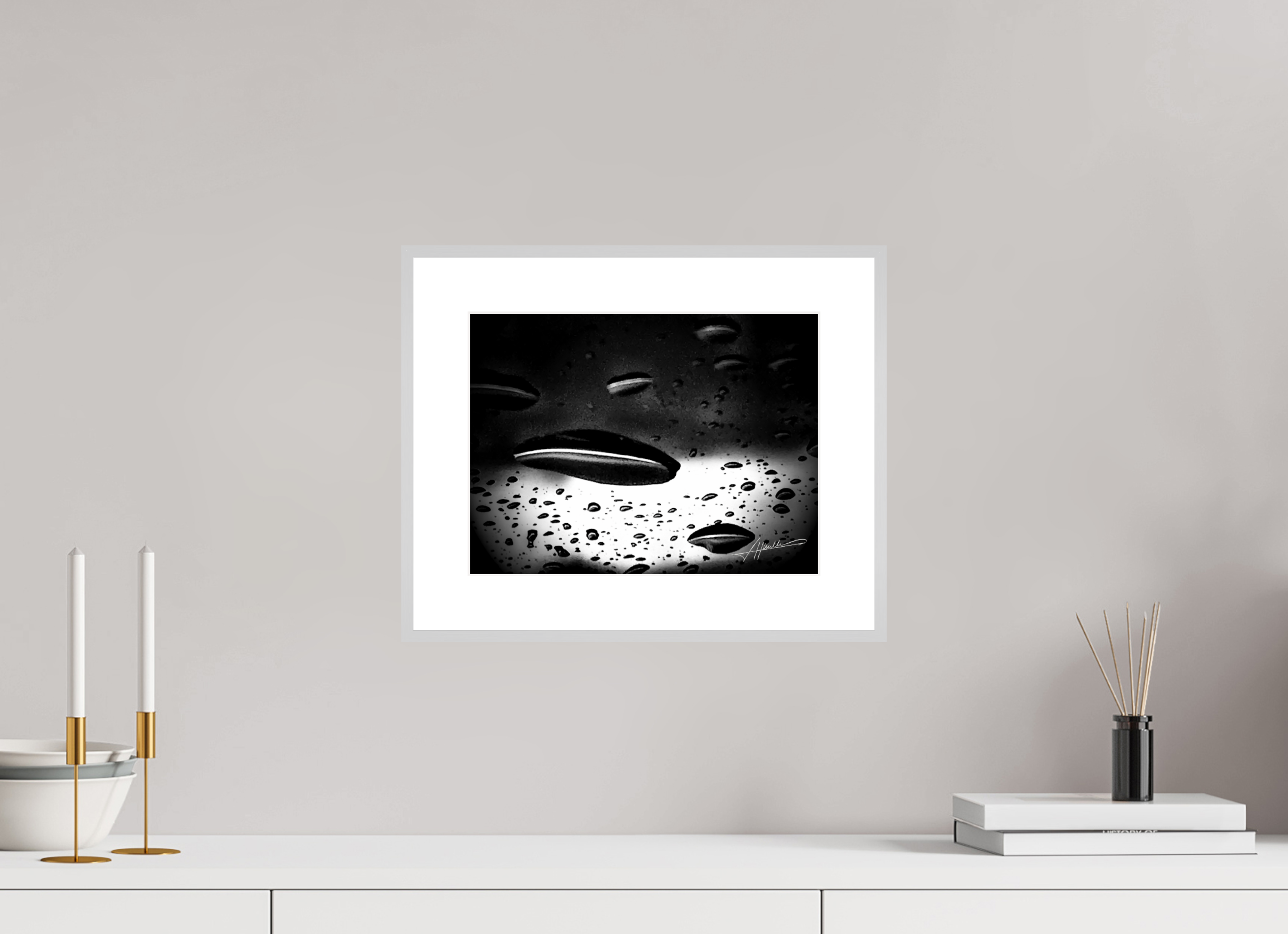 12 x 9″, Changeable Magnetic Frame Collection of Water