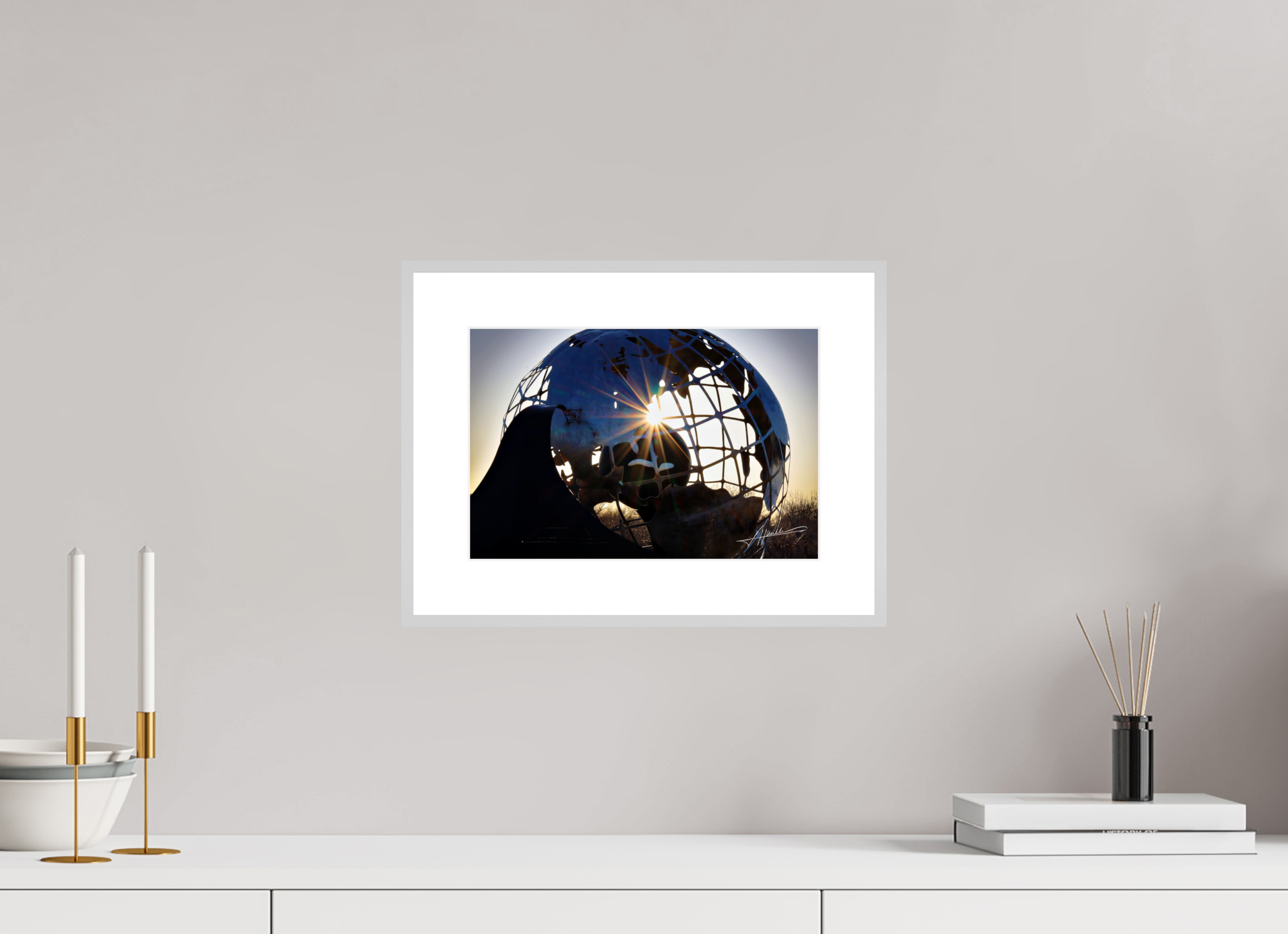 12 x 8″, Changeable Magnetic Frame Oilfield Sculpture