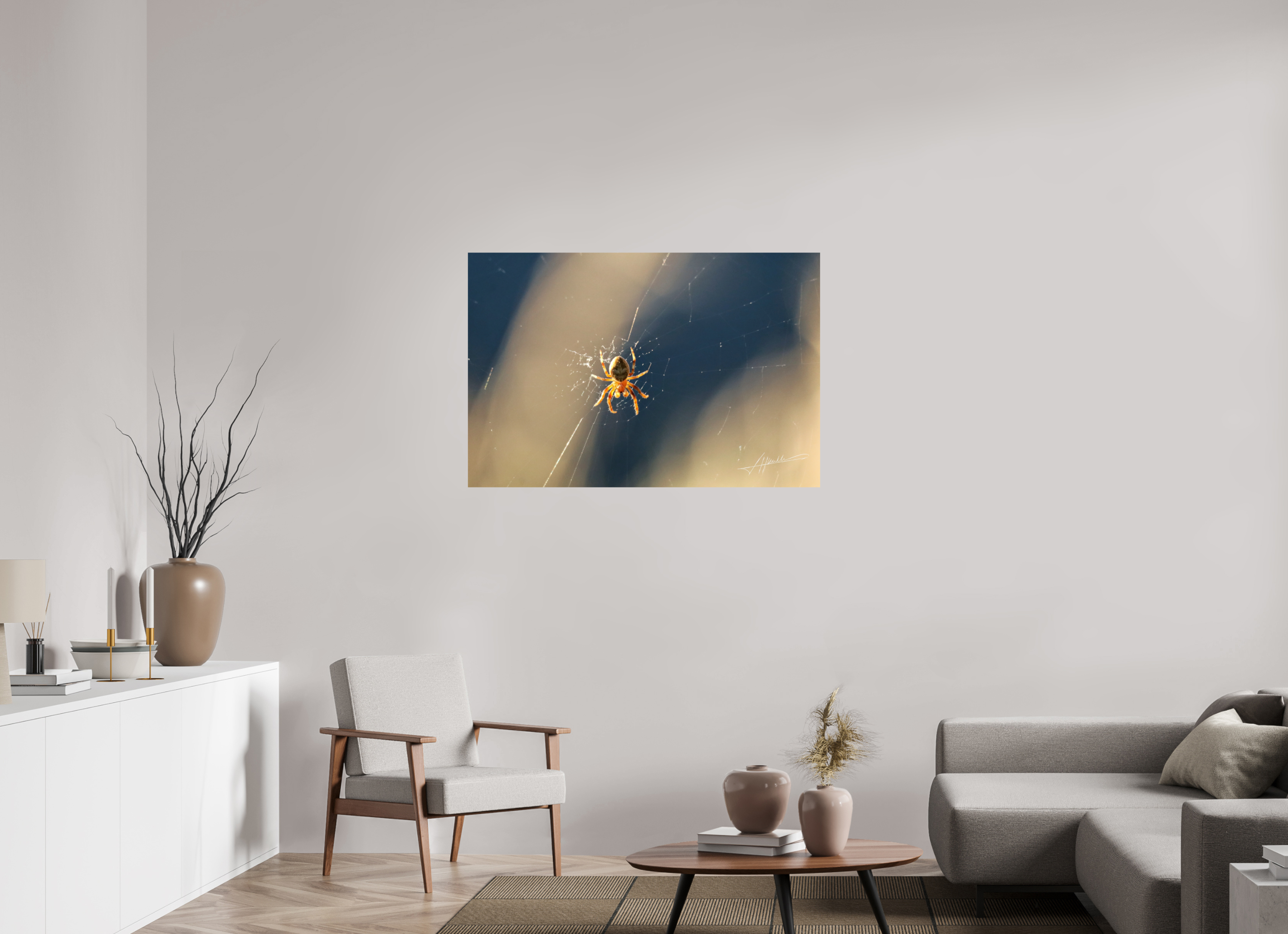 45 x 30″, Fine Art Print Tattered Web