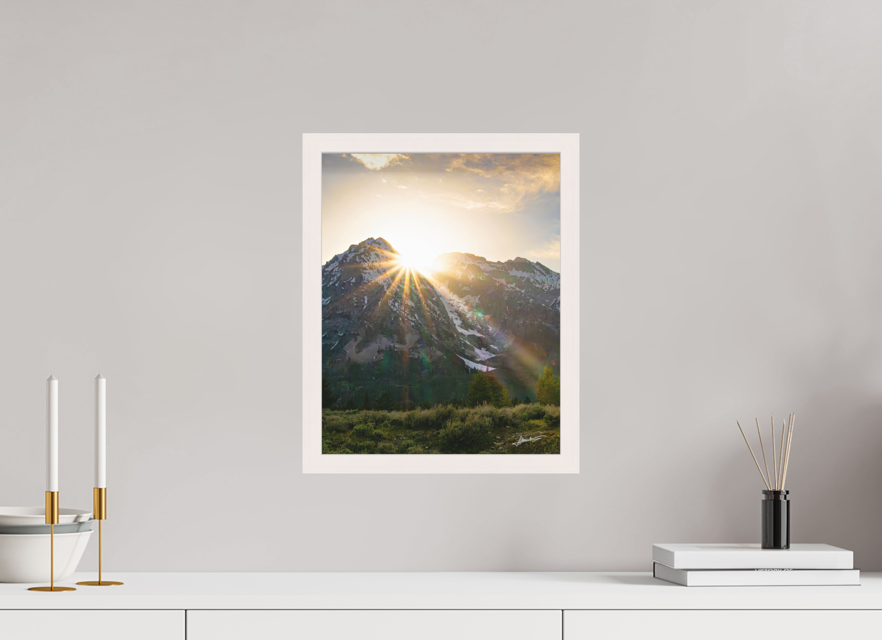 12 x 15″, Shadow Box Frame The Last Ray