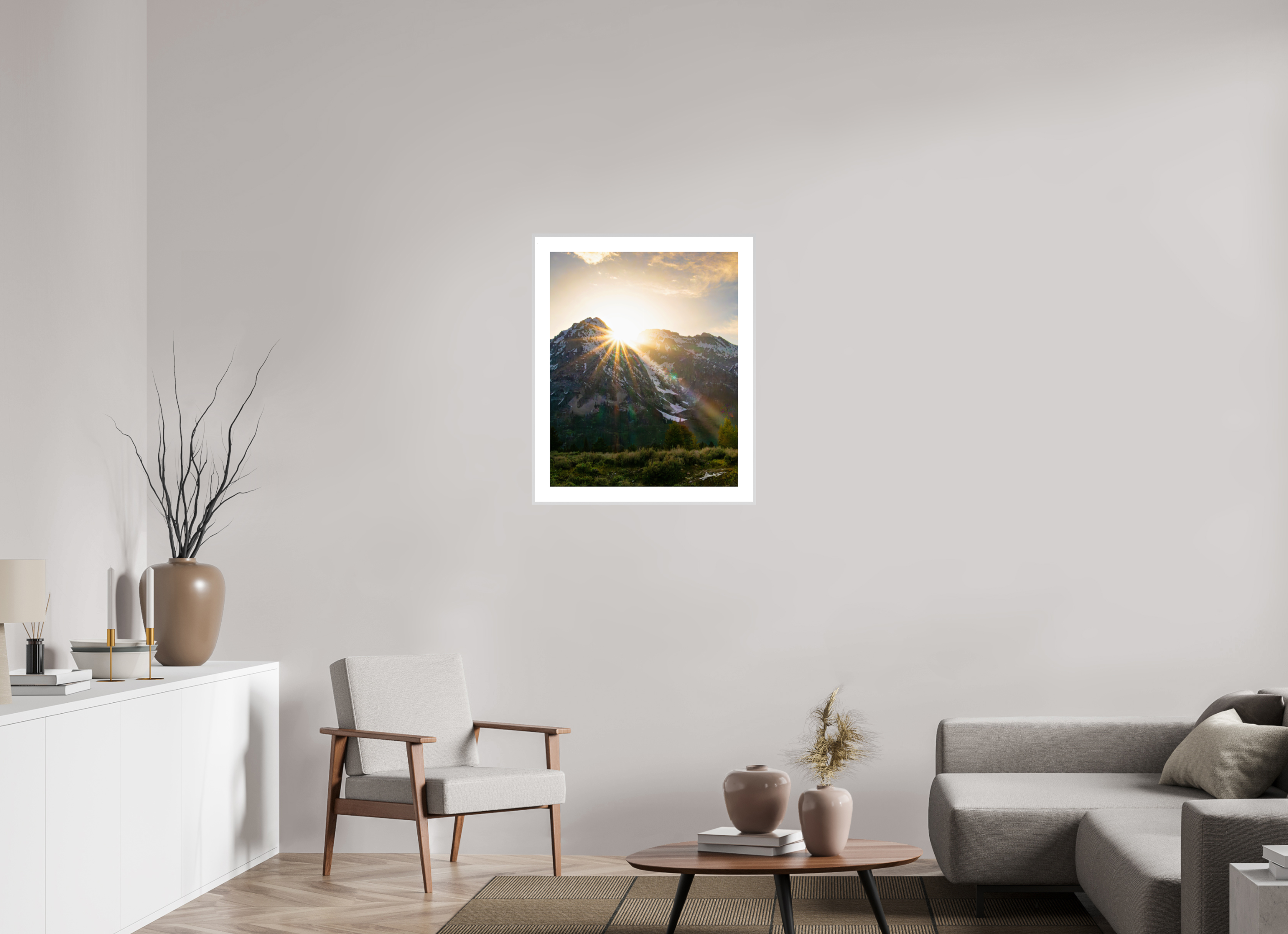 24 x 30″, Changeable Magnetic Frame The Last Ray