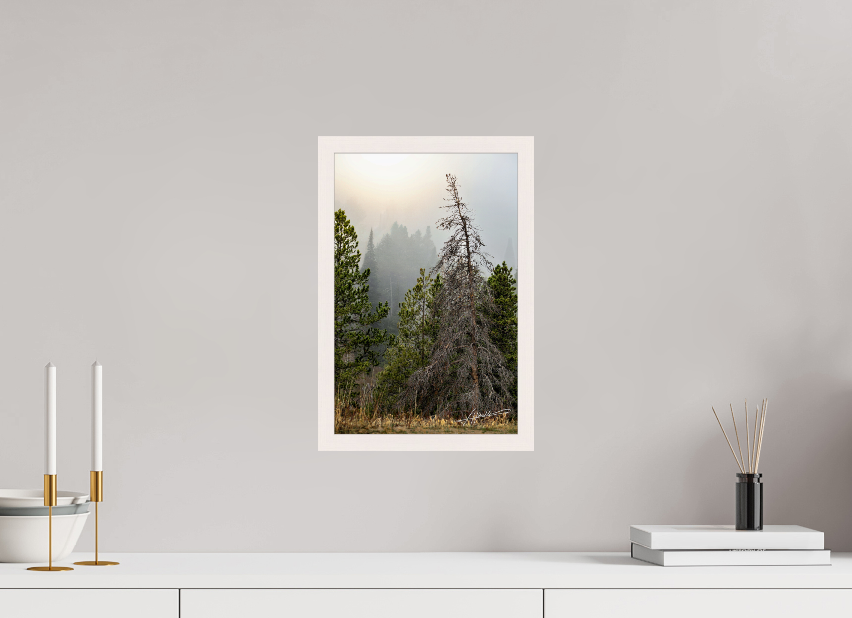 10 x 15″, Gallery Frame The Lifting Fog