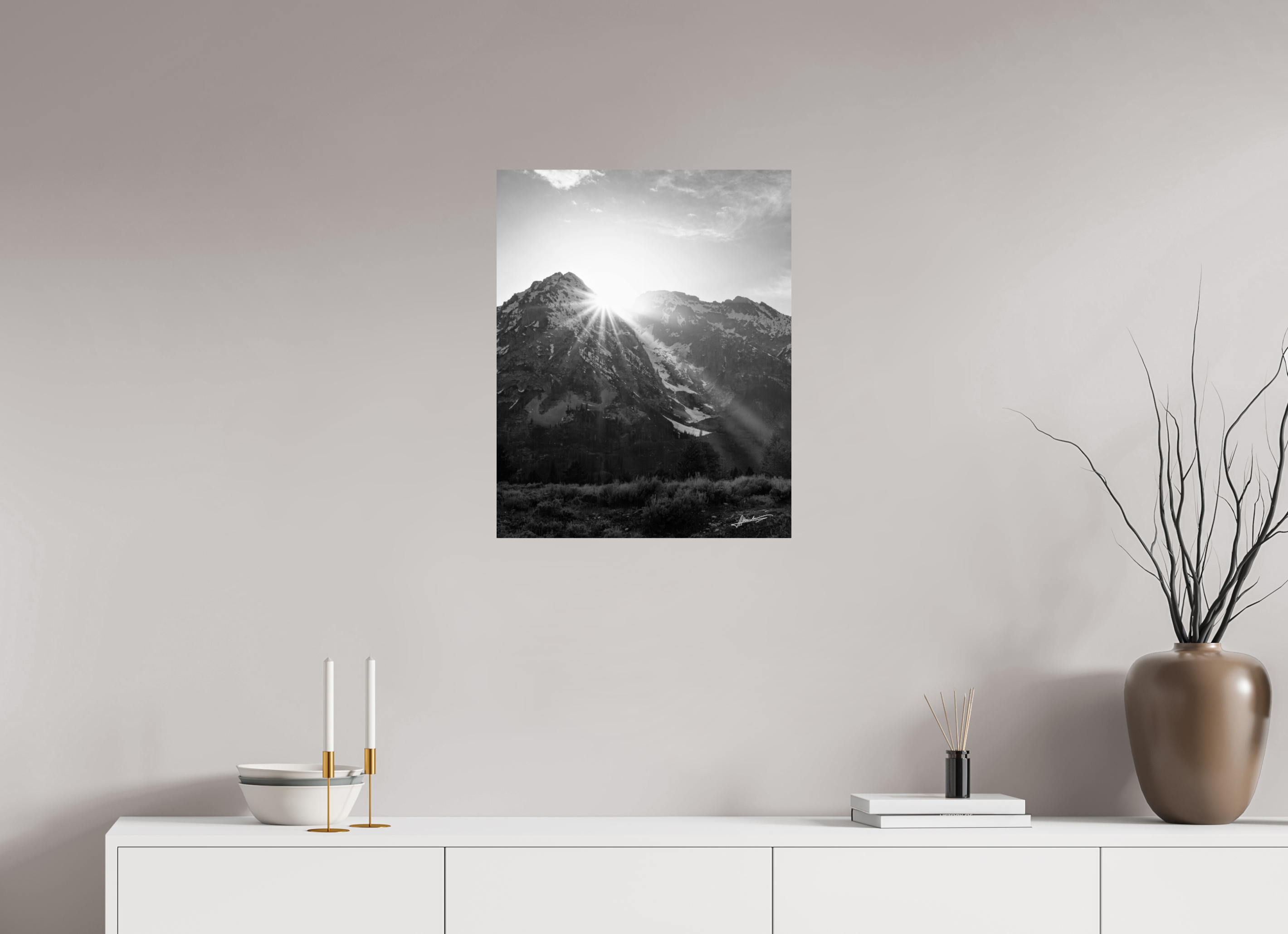 20 x 25″, Photo Print On Ilford Baryta Paper The Last Ray