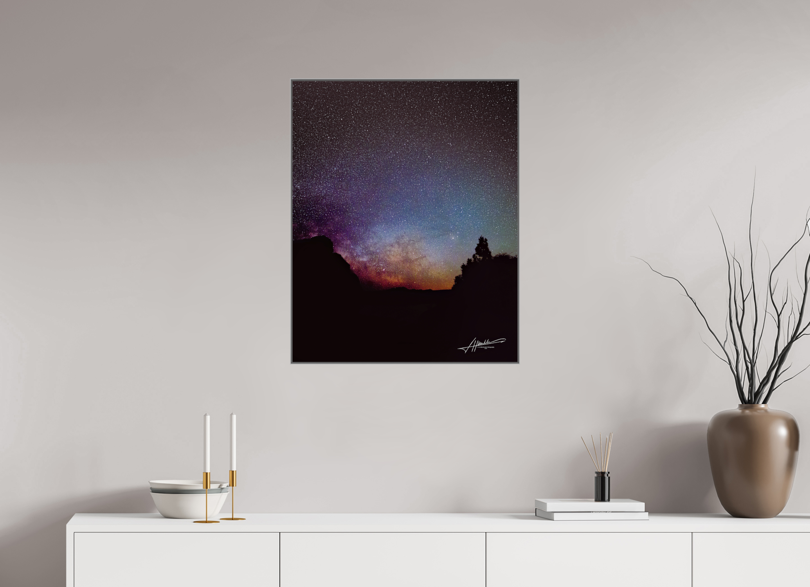 24 x 30″, Aluminum ArtBox Eye of the Milky Way