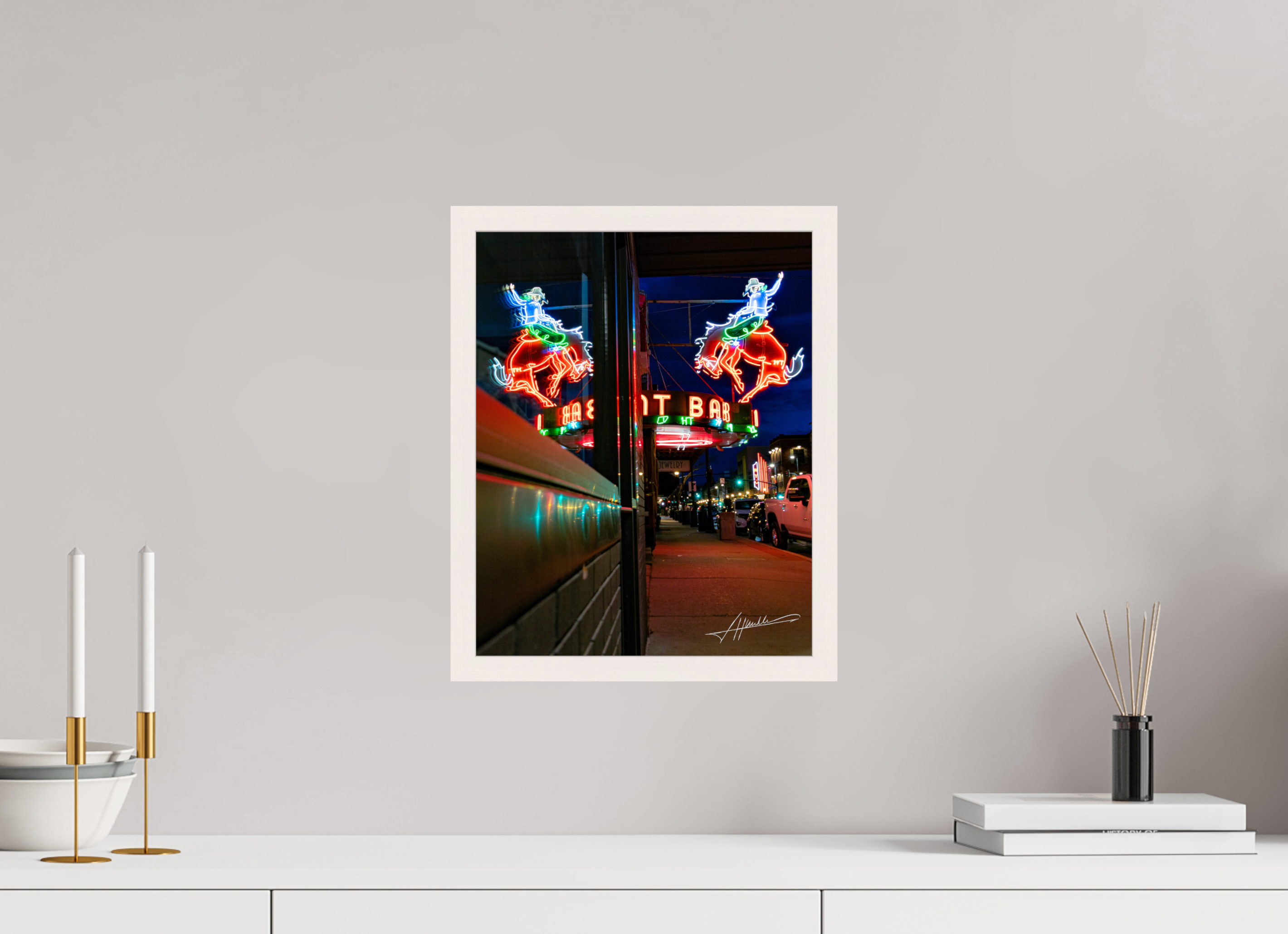 12 x 15″, Gallery Frame Mint Bar Sherridan