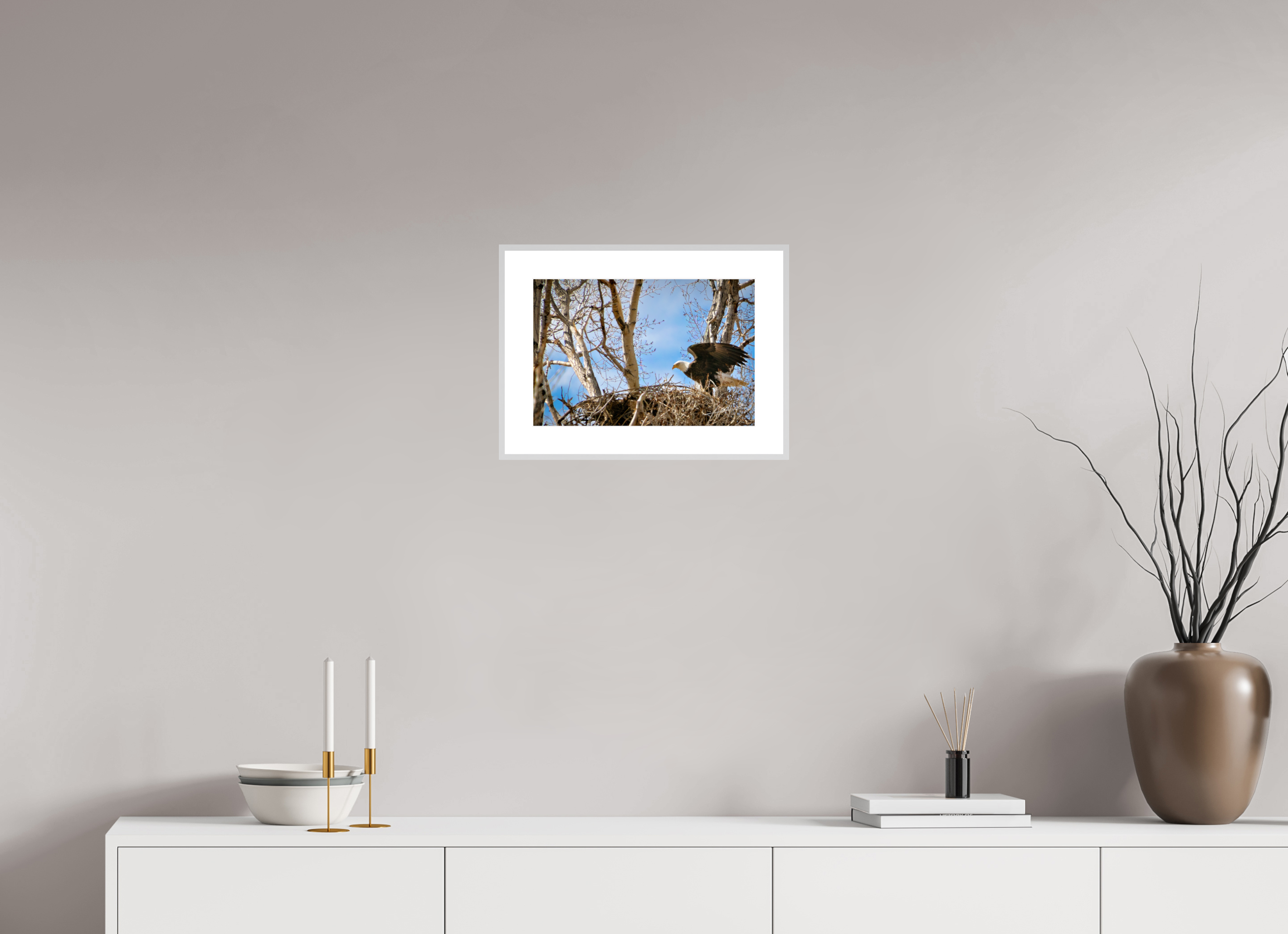 15 x 10″, Changeable Magnetic Frame The Eagles Nest