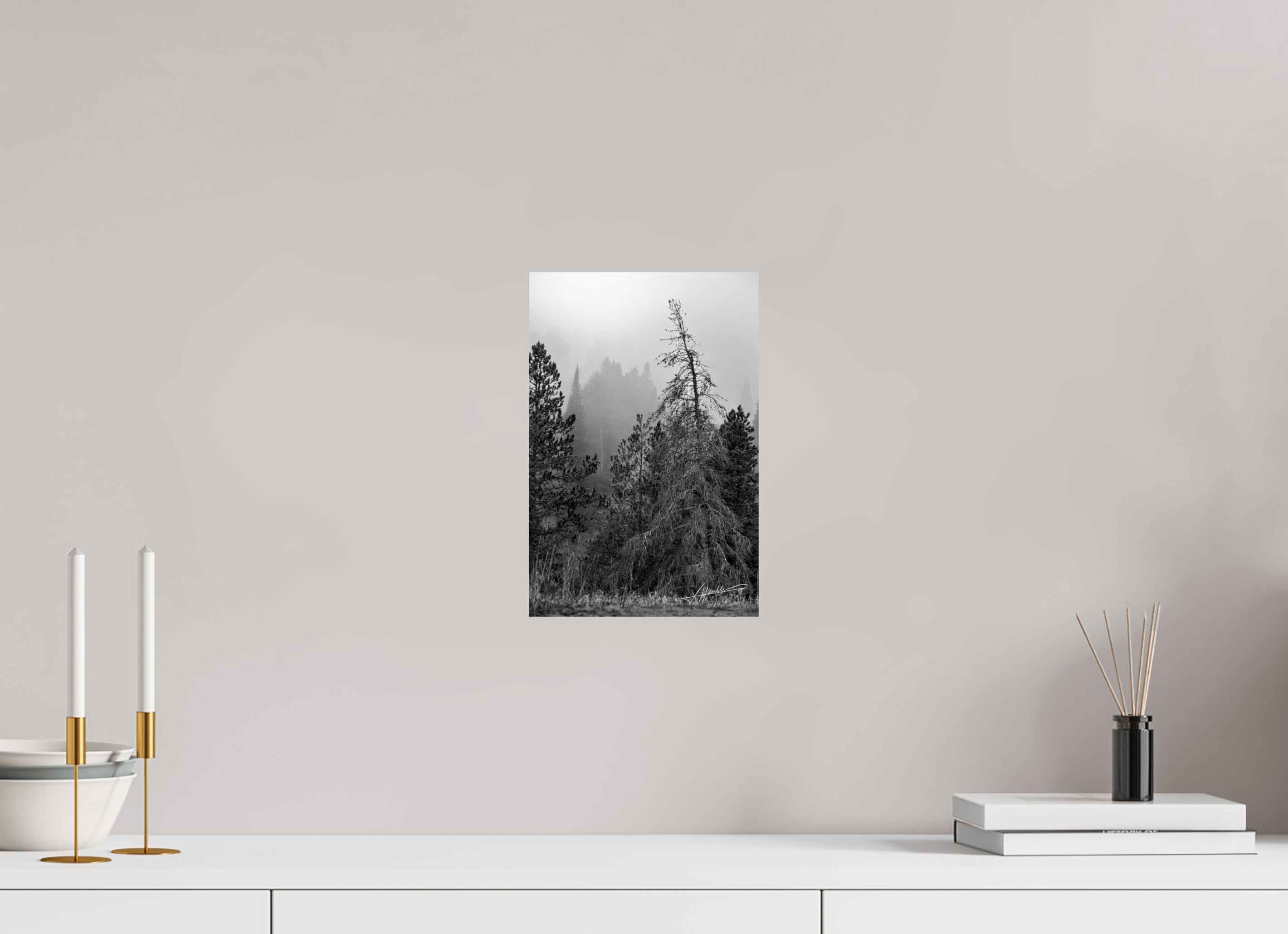 8 x 12″, Photo Print On Ilford Baryta Paper The Lifting Fog