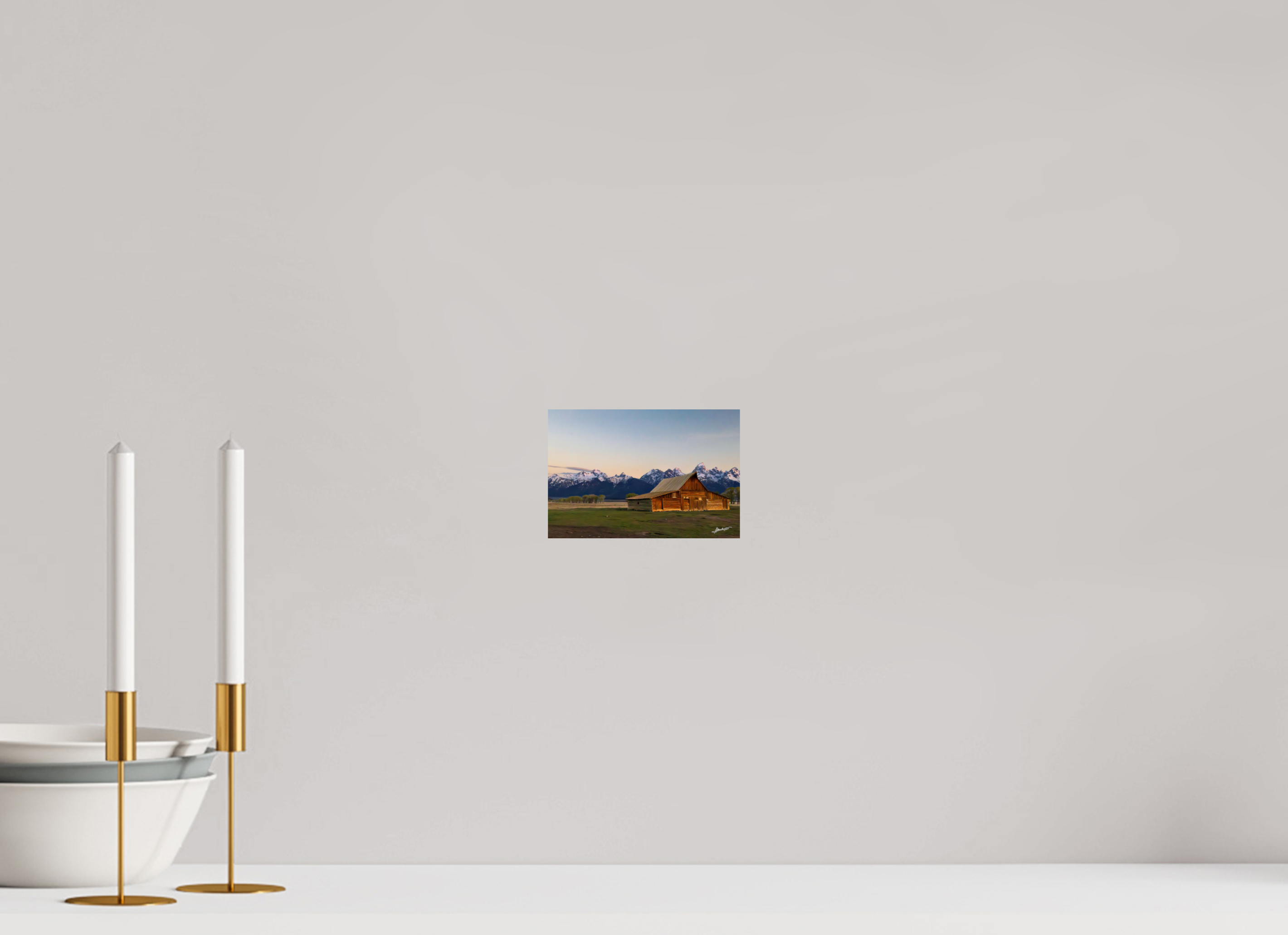 6 x 4″, Photo Print On Fujiflex High Gloss Sunrise on the T.A. Barn