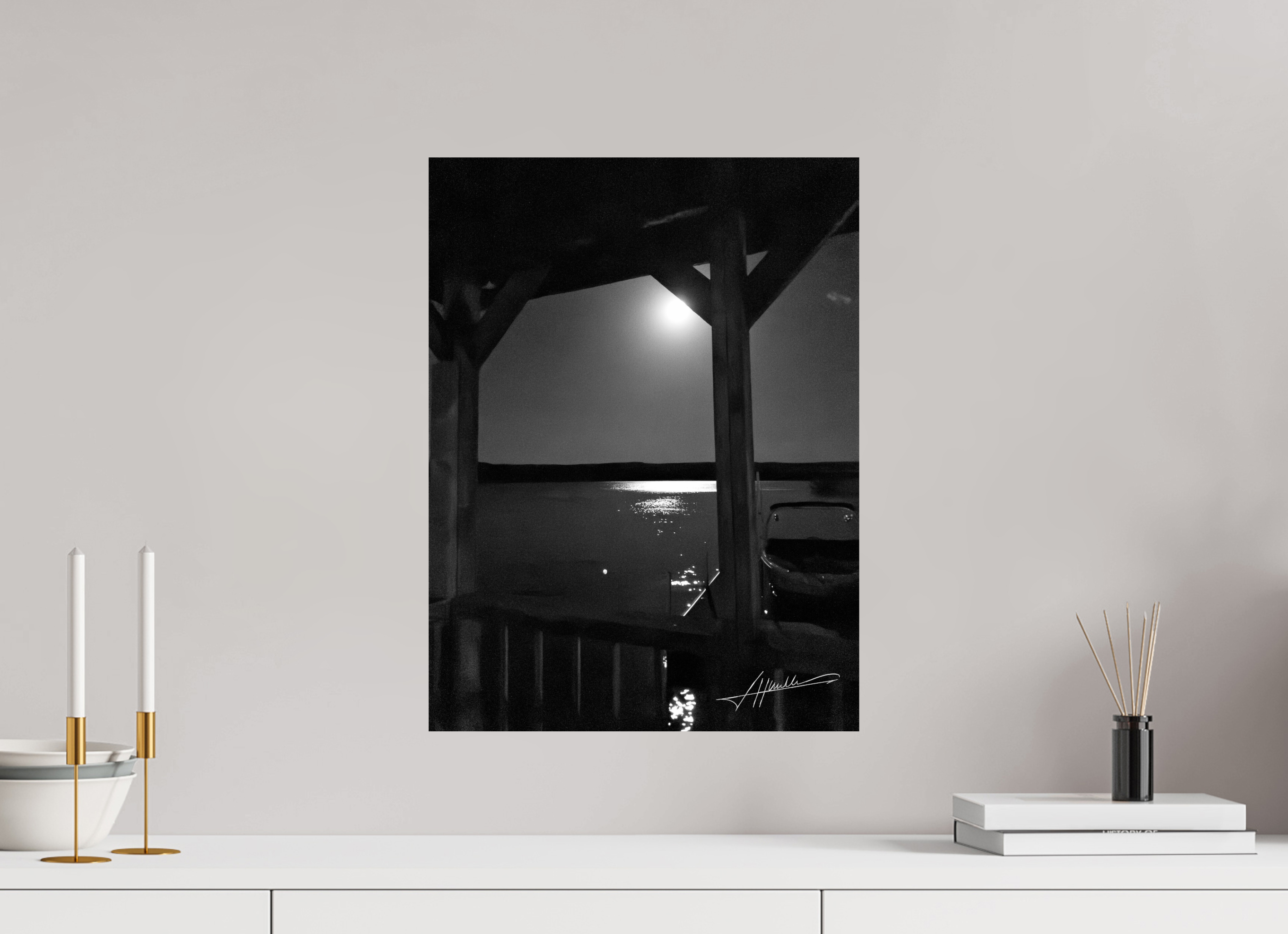 15 x 20″, Photo Print On Ilford Baryta Paper A Night on the Water