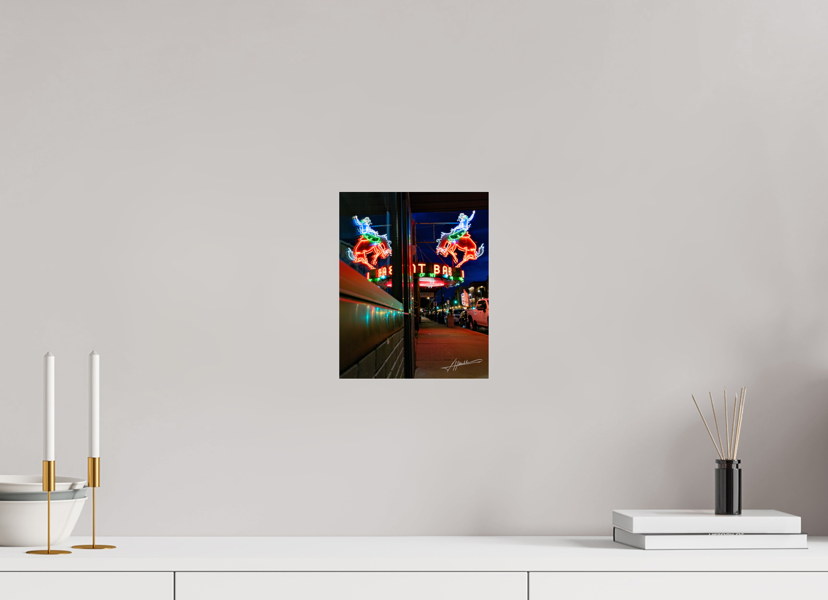 8 x 10″, Metallic Under Acrylic Mint Bar Sherridan
