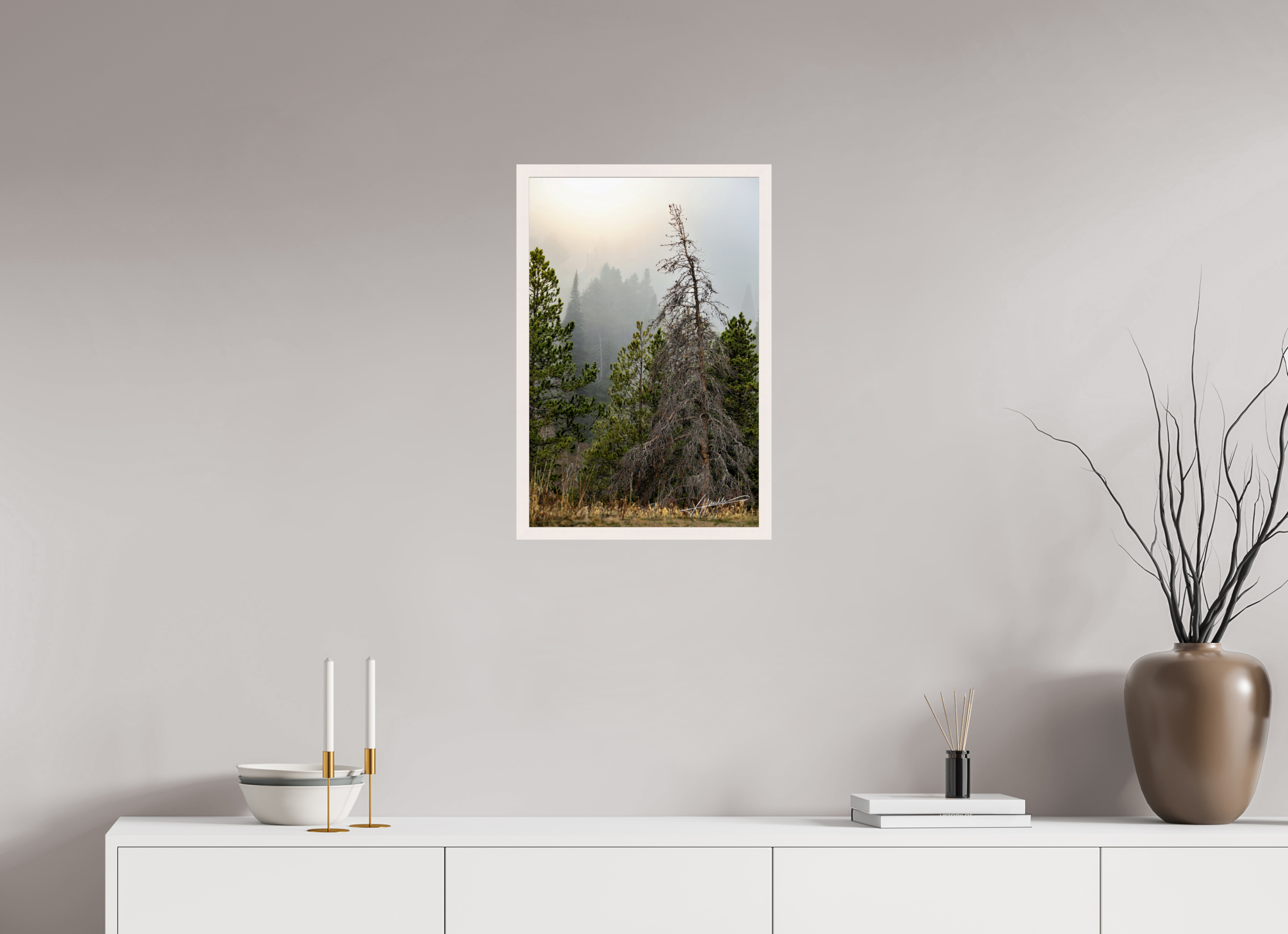 16 x 24″, Gallery Frame The Lifting Fog