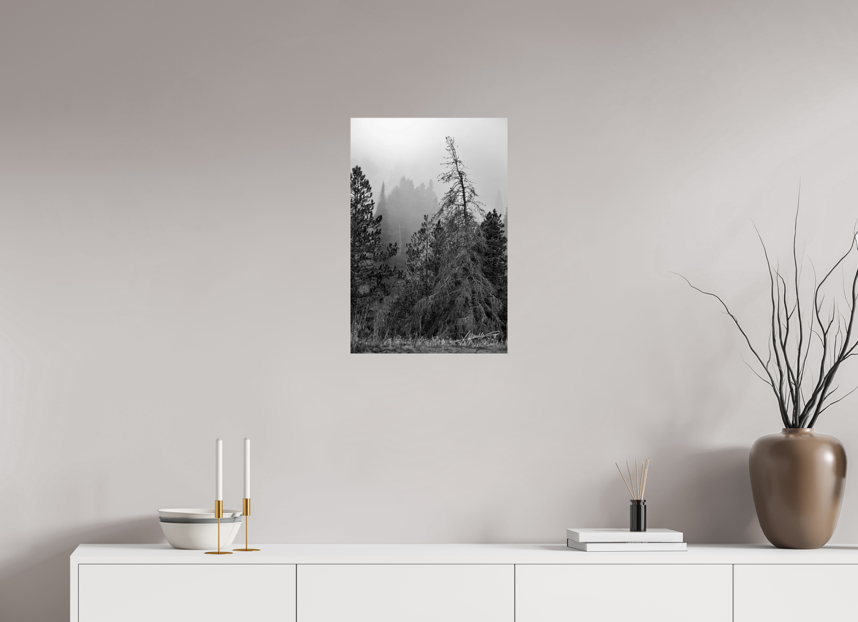 16 x 24″, Photo Print On Ilford Baryta Paper The Lifting Fog