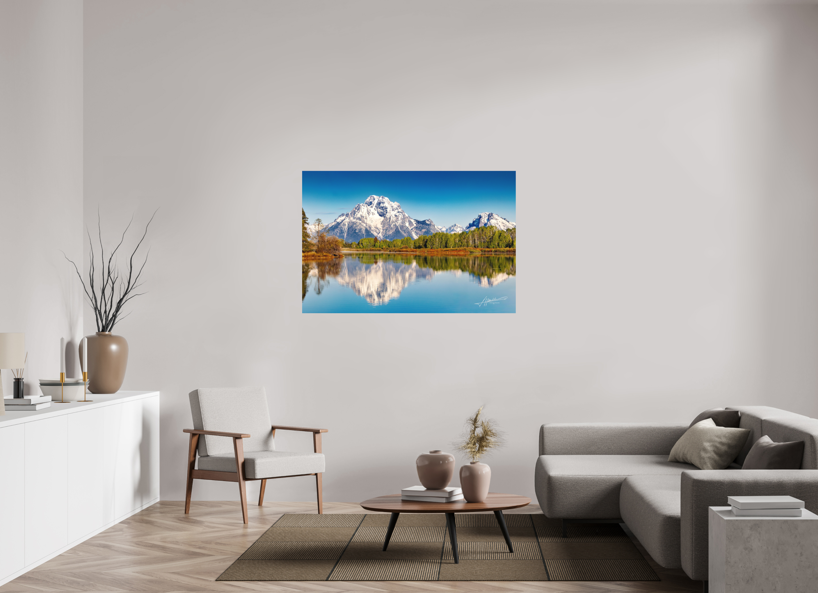54 x 36″, Metal Dibond Serene Reflection