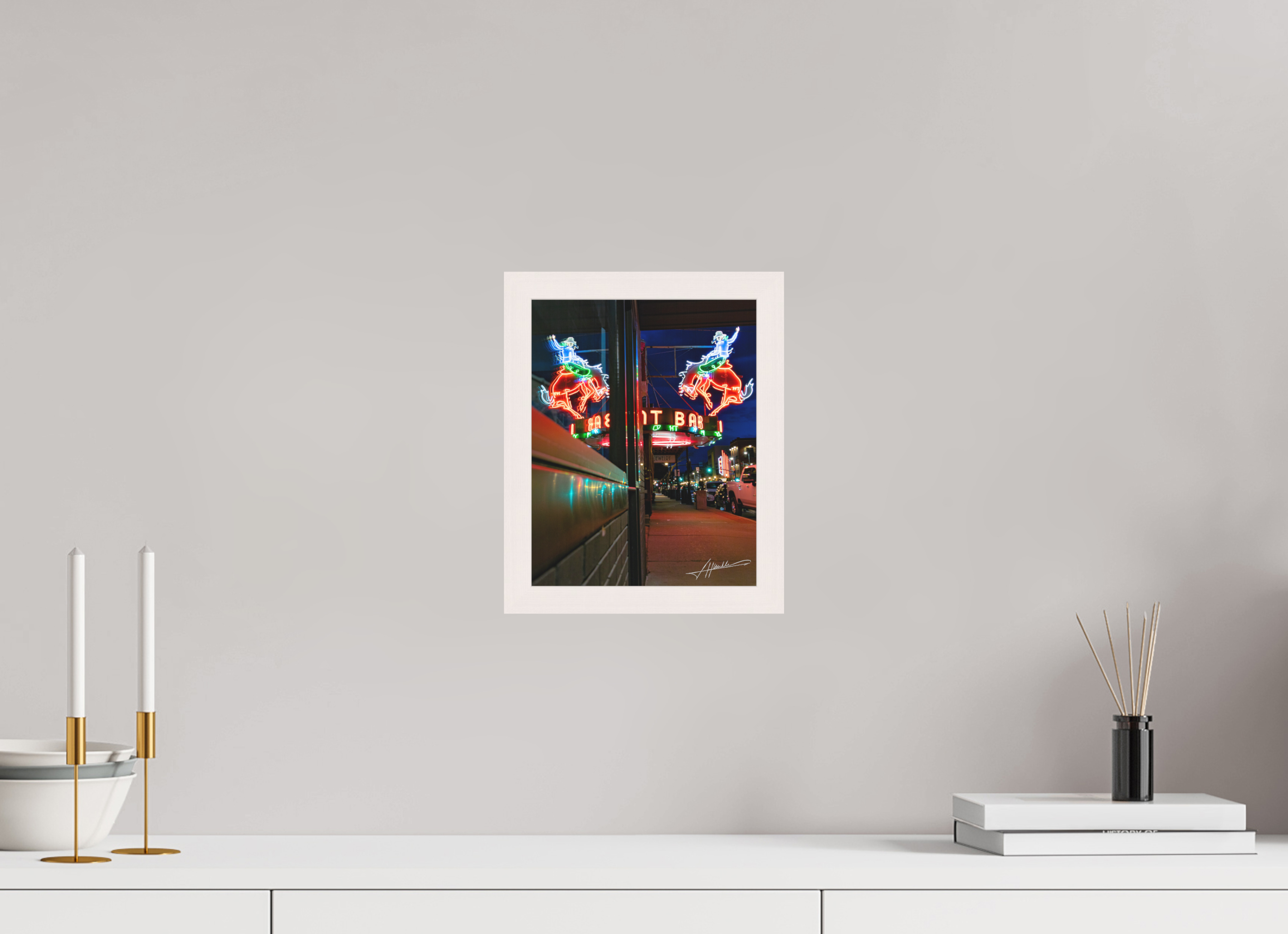 8 x 10″, Shadow Box Frame Mint Bar Sherridan