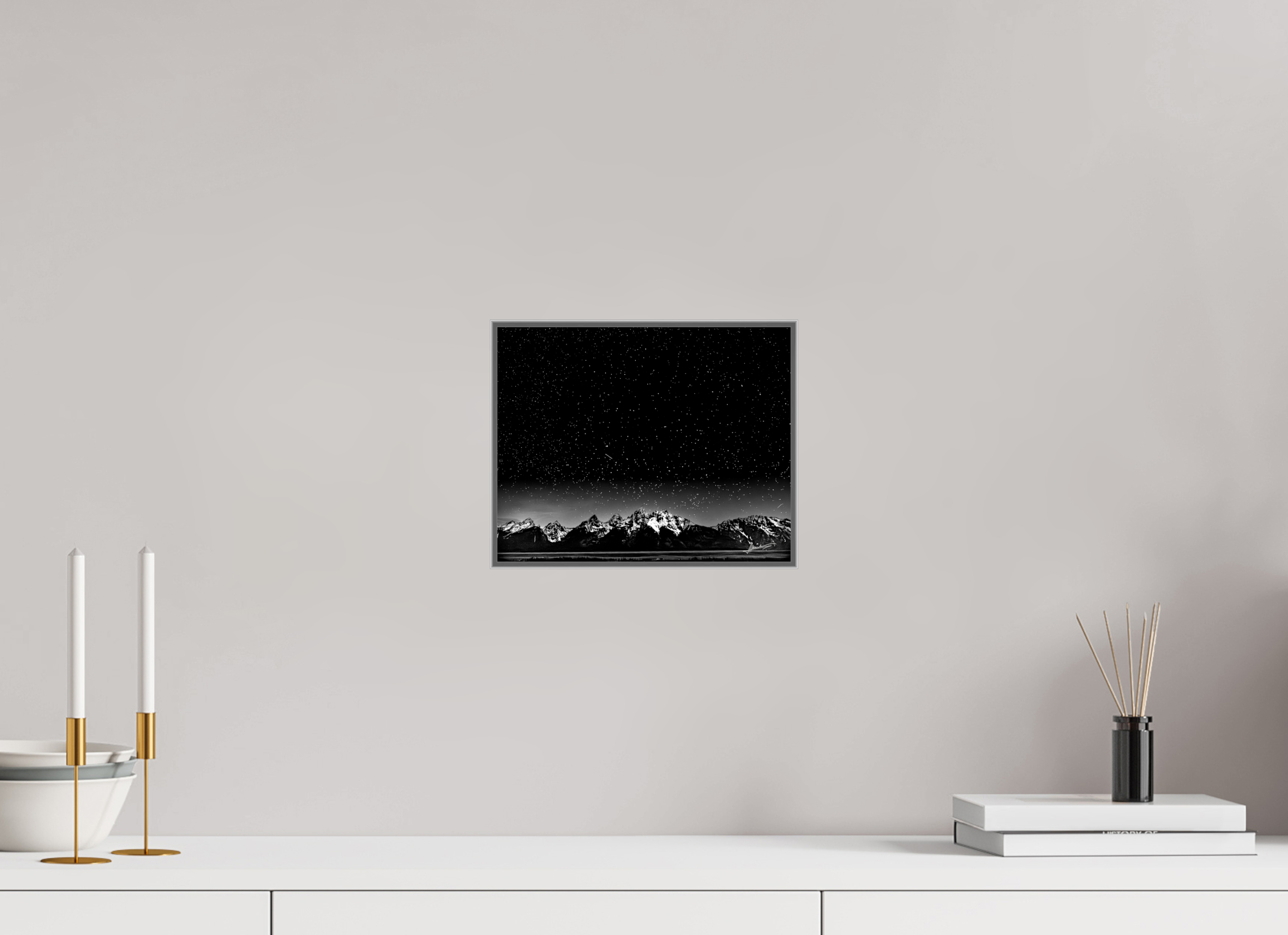 10 x 8″, Aluminum ArtBox Midnight in the Rockies