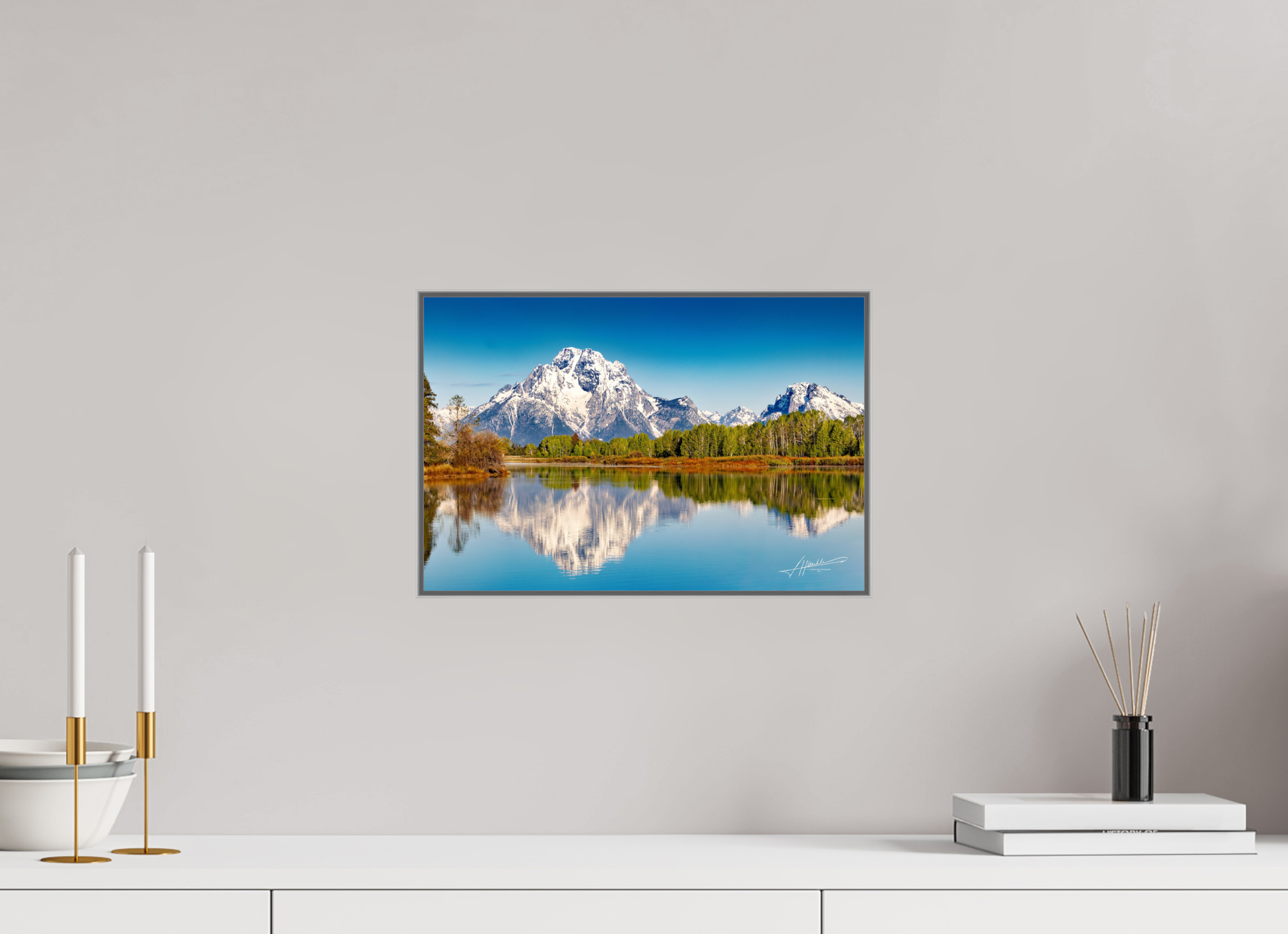 15 x 10″, Aluminum ArtBox Serene Reflection