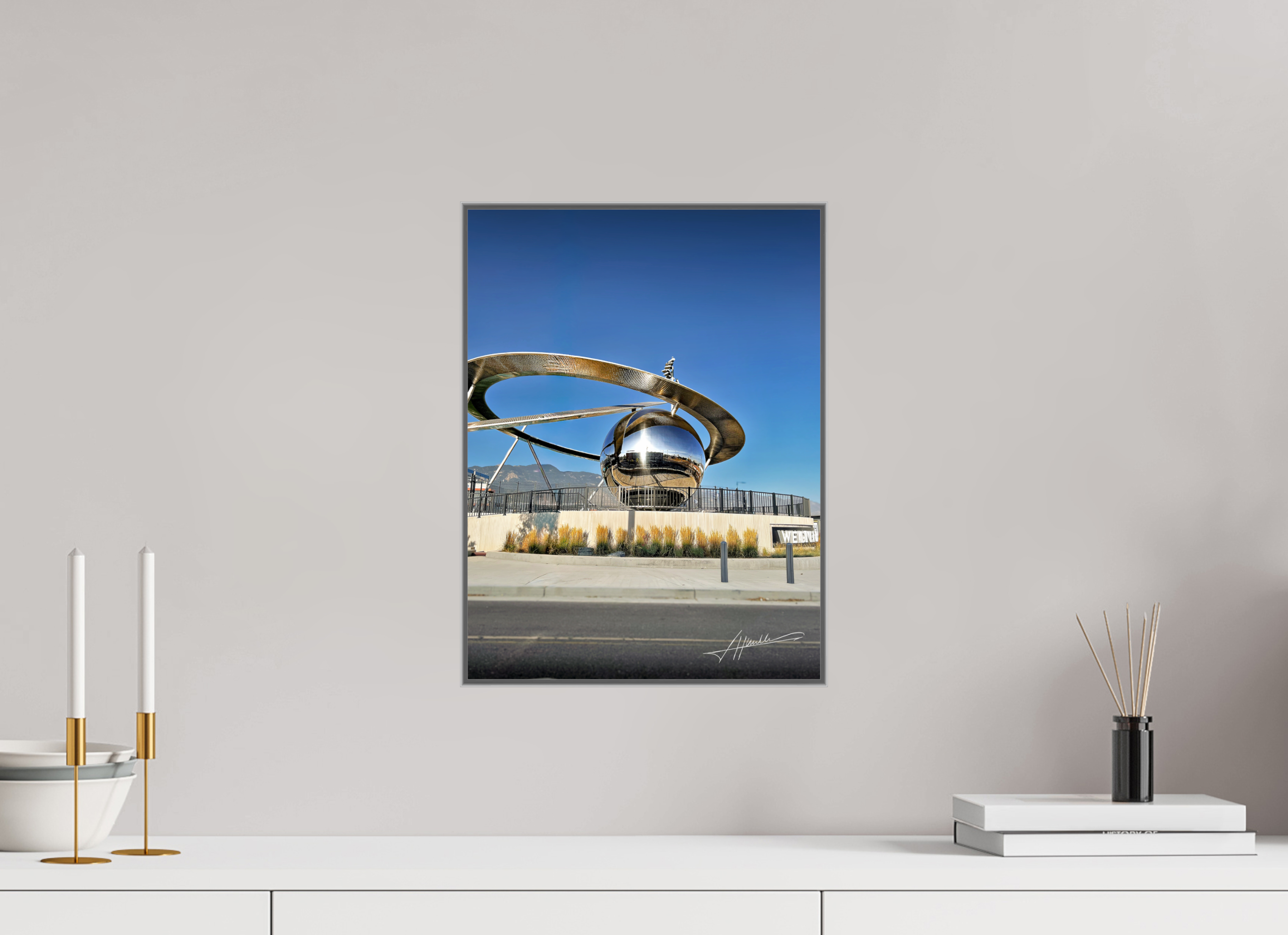 12 x 16″, Aluminum ArtBox Epicenter Sculpture