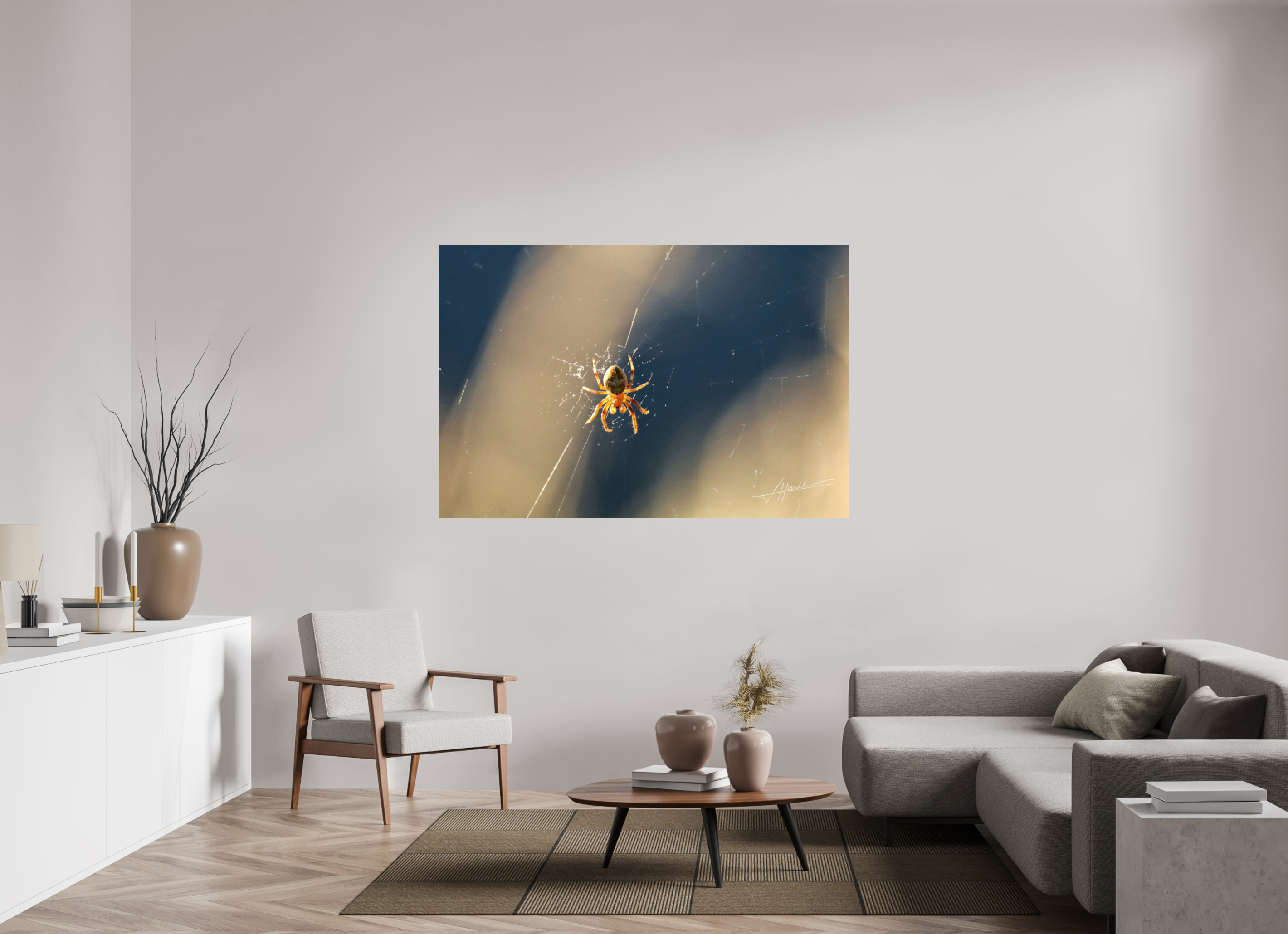 66 x 44″, Photo Print On Fujiflex High Gloss Tattered Web