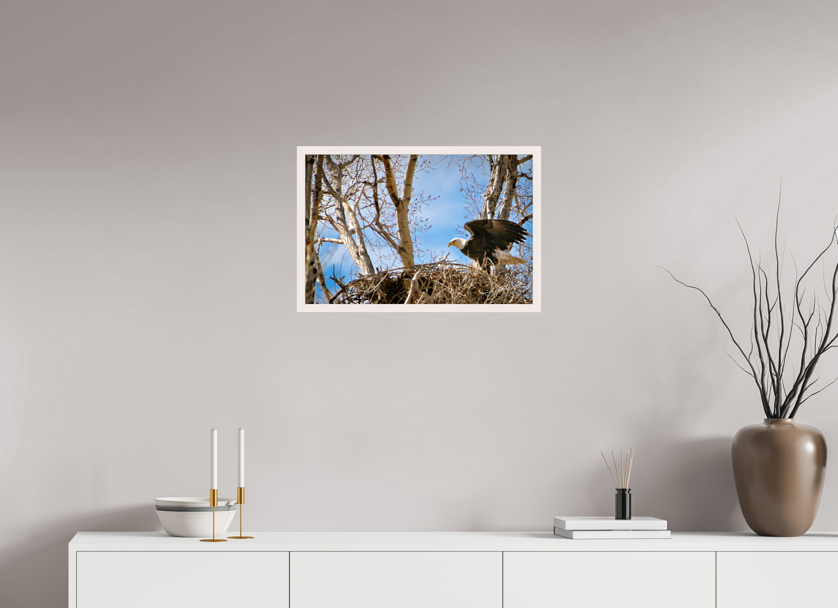 24 x 16″, Gallery Frame The Eagles Nest