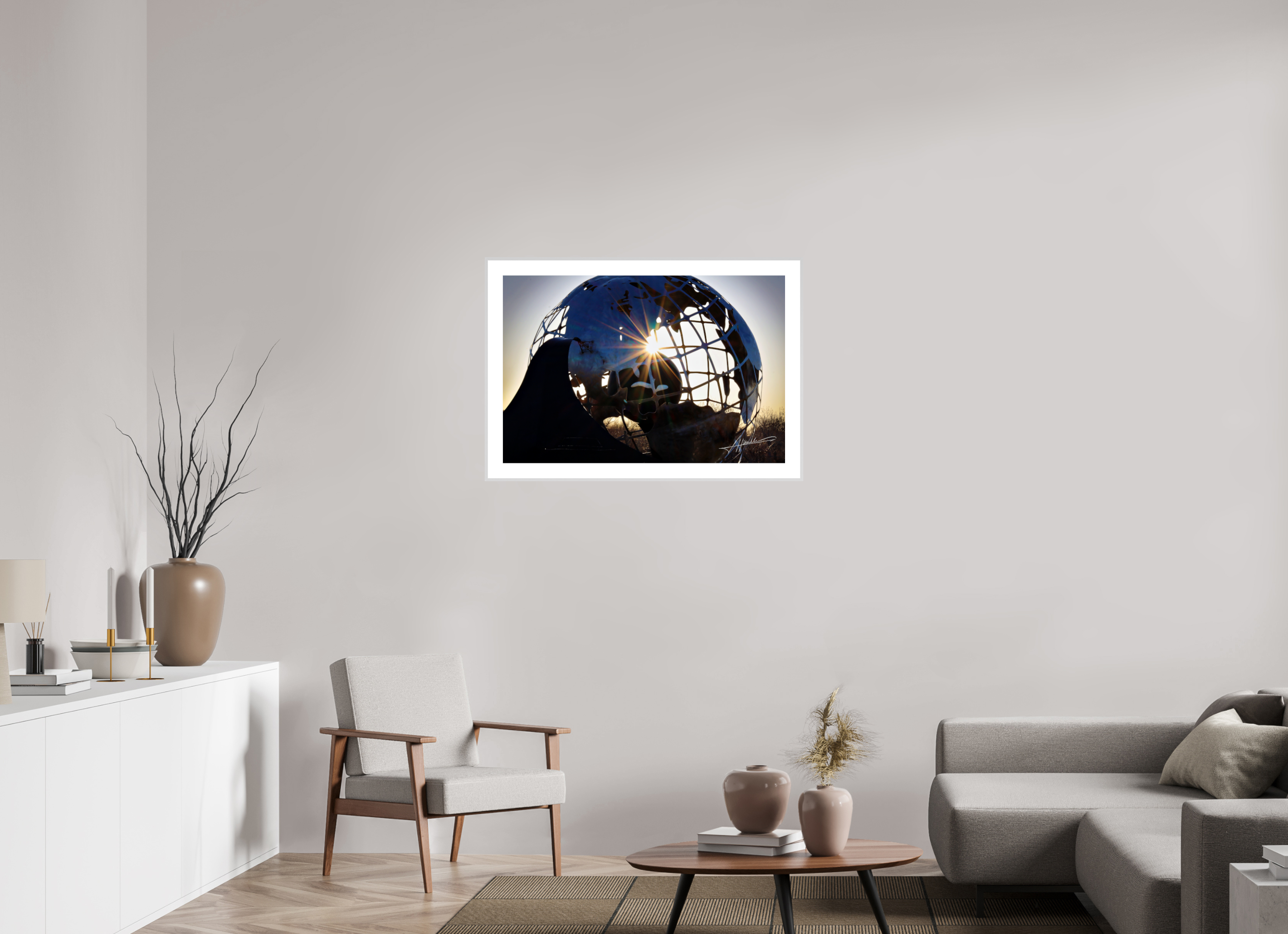 36 x 24″, Changeable Magnetic Frame Oilfield Sculpture
