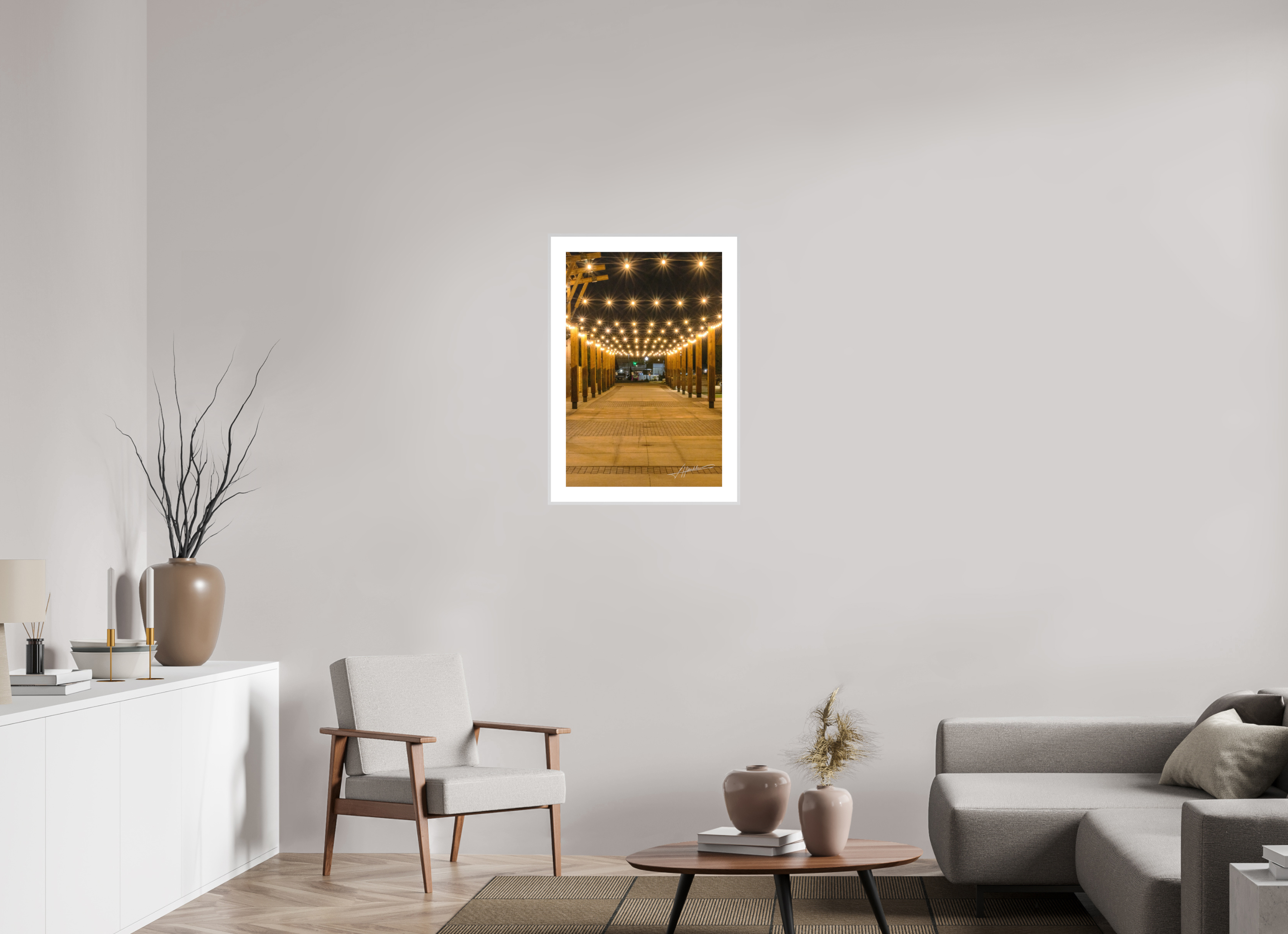 20 x 30″, Changeable Magnetic Frame Guiding Lights