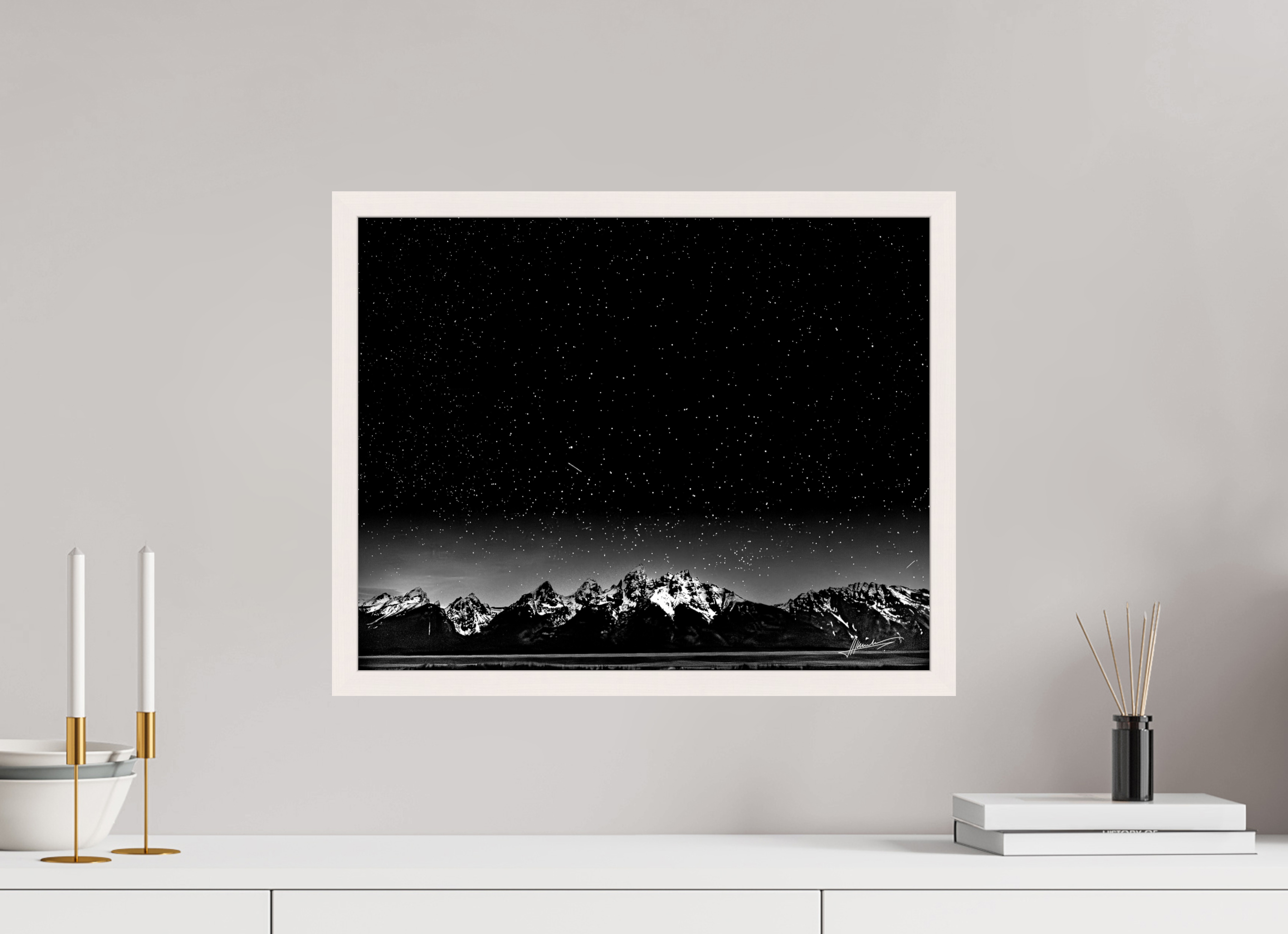 20 x 16″, Gallery Frame Midnight in the Rockies