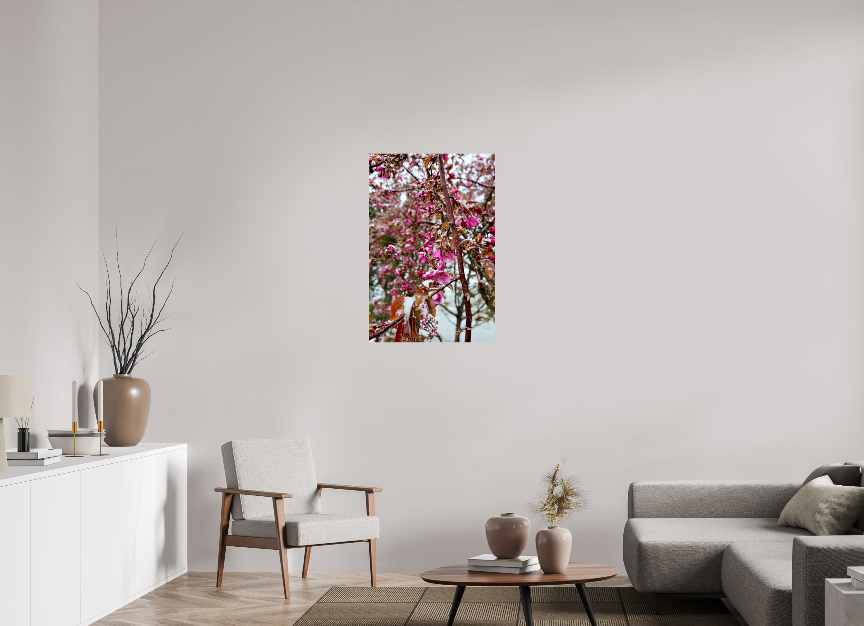 24 x 36″, Fine Art Print Late Spring Snow