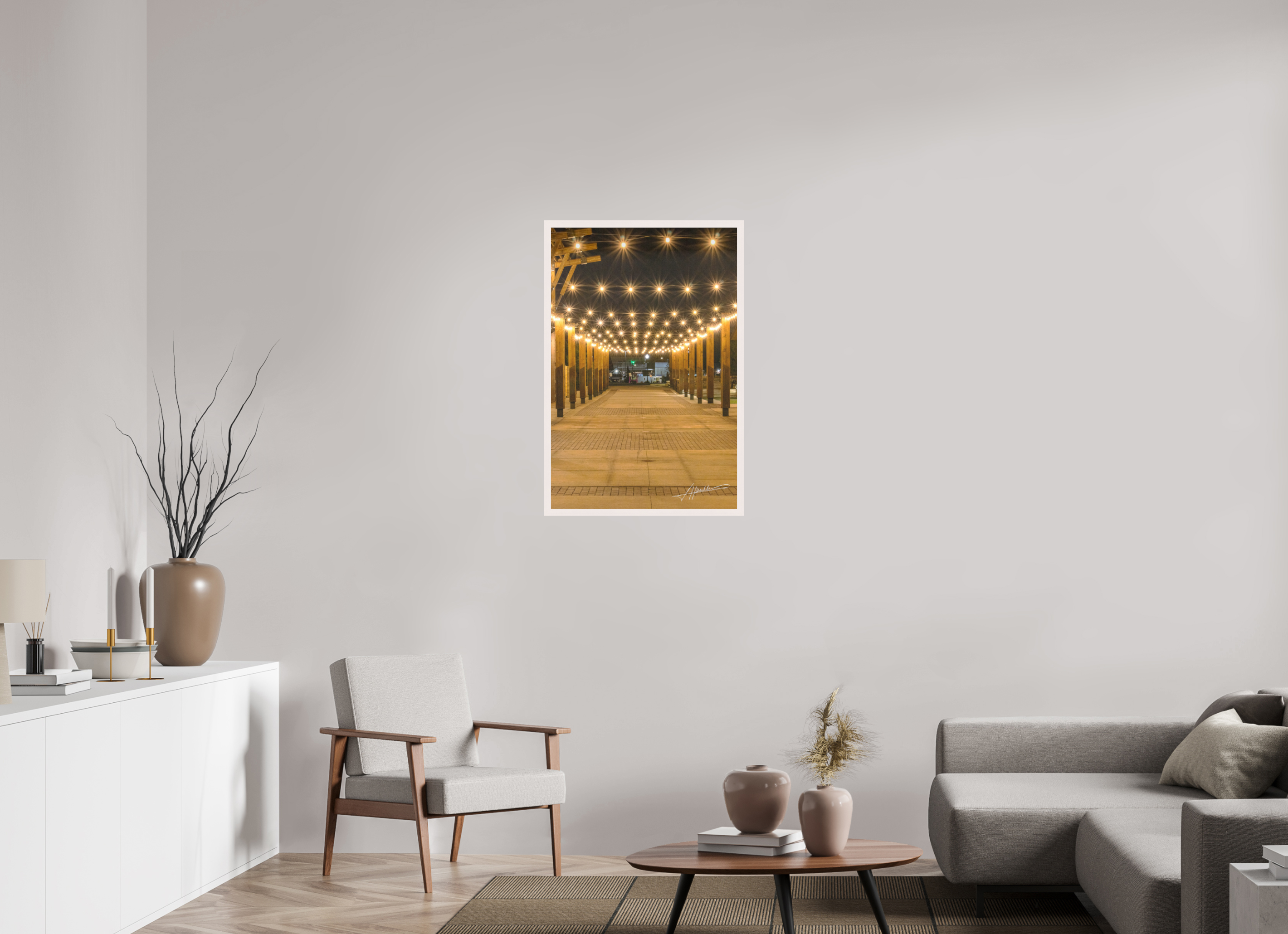 24 x 36″, Shadow Box Frame Guiding Lights