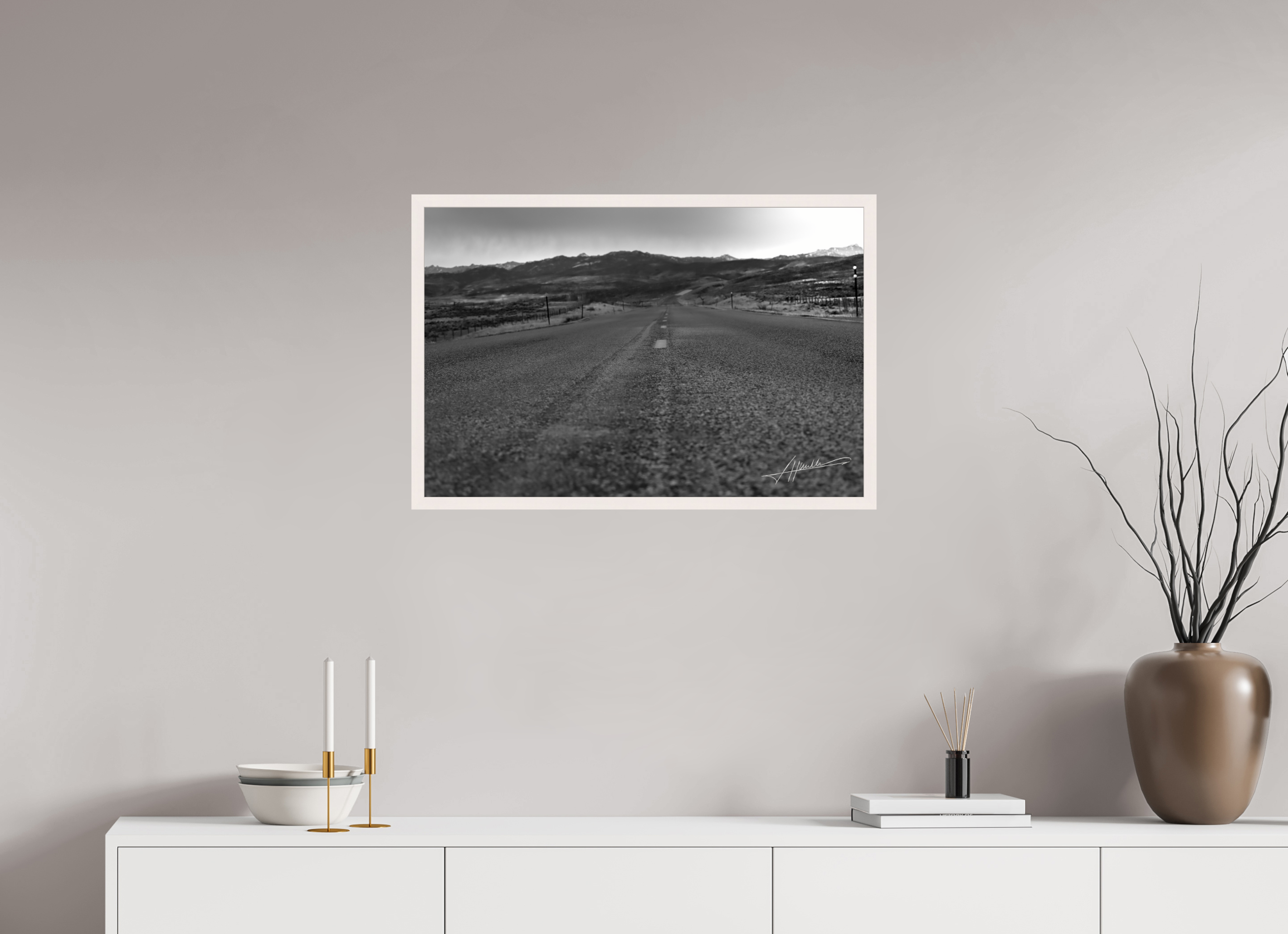 30 x 20″, Gallery Frame Highway to the Storm