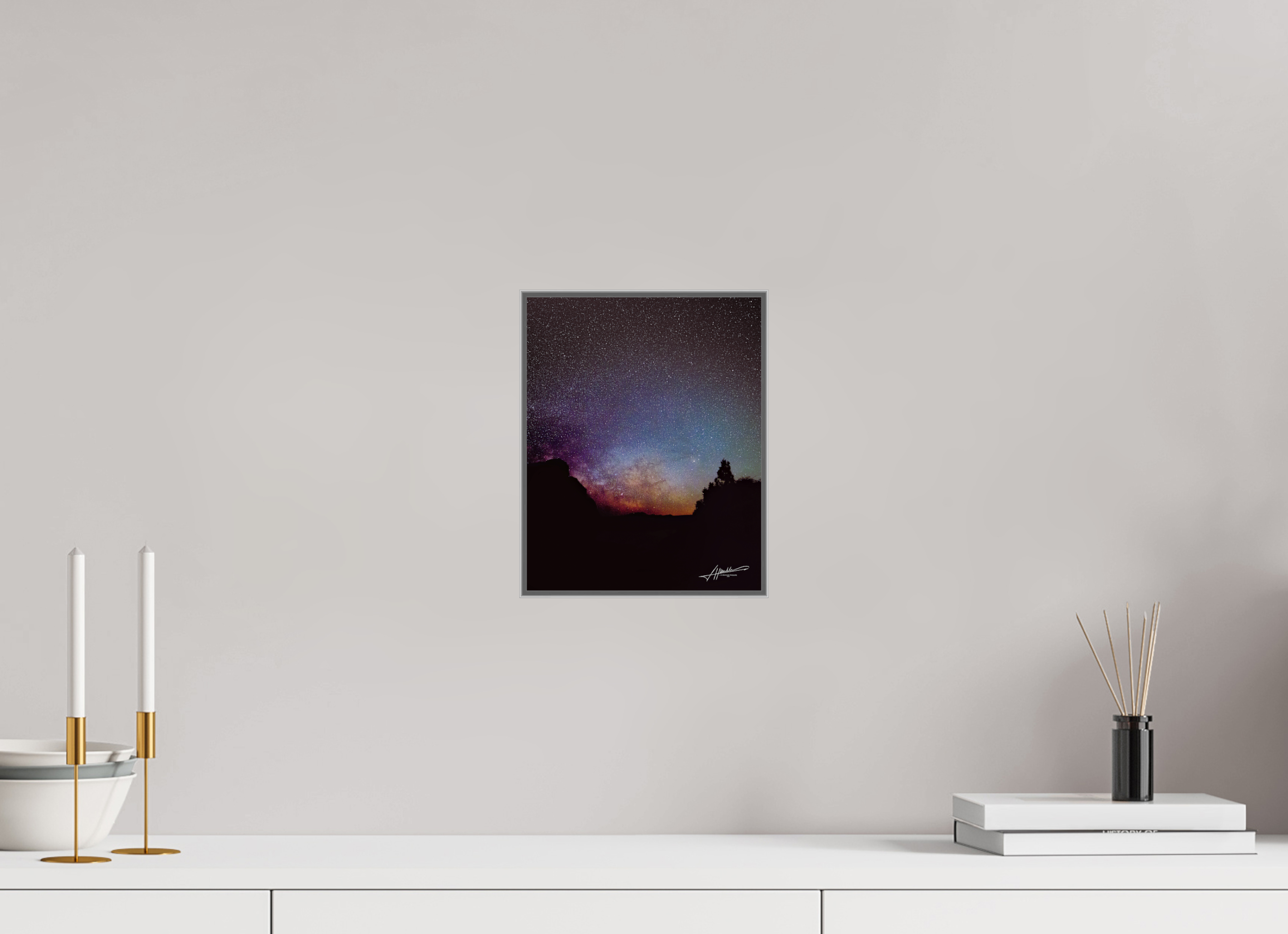 8 x 10″, Aluminum ArtBox Eye of the Milky Way