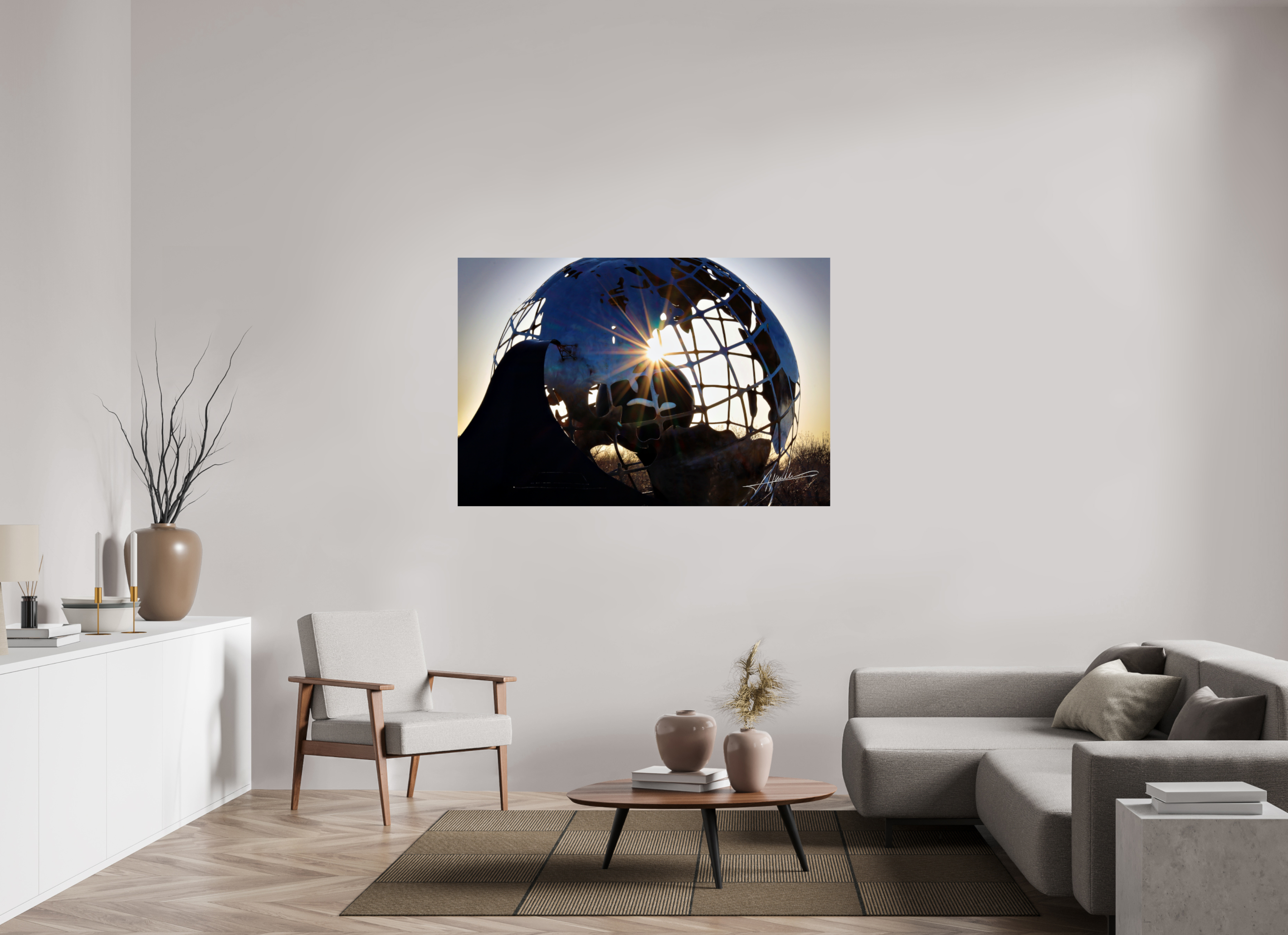 60 x 40″, Fine Art Print Oilfield Sculpture