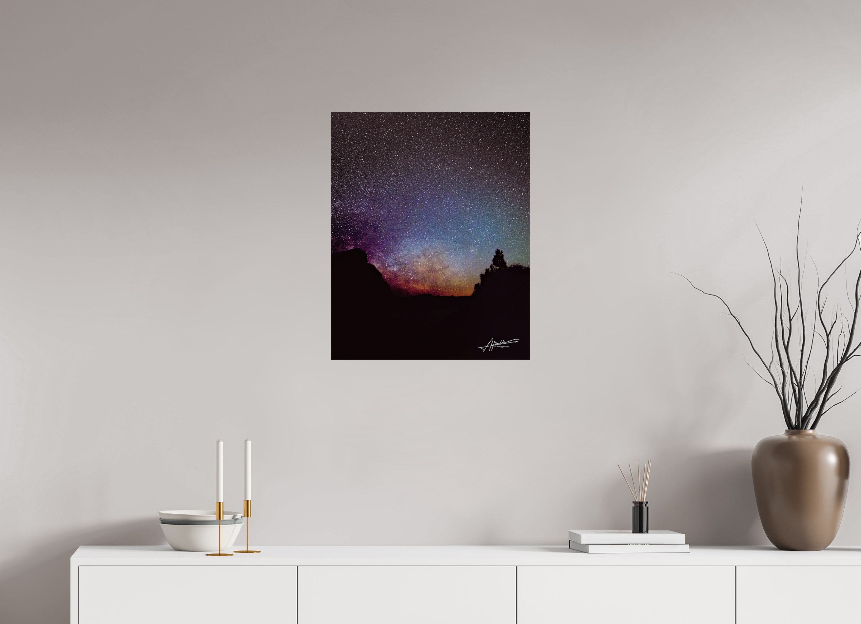 20 x 25″, ChromaLuxe HD Metal Eye of the Milky Way