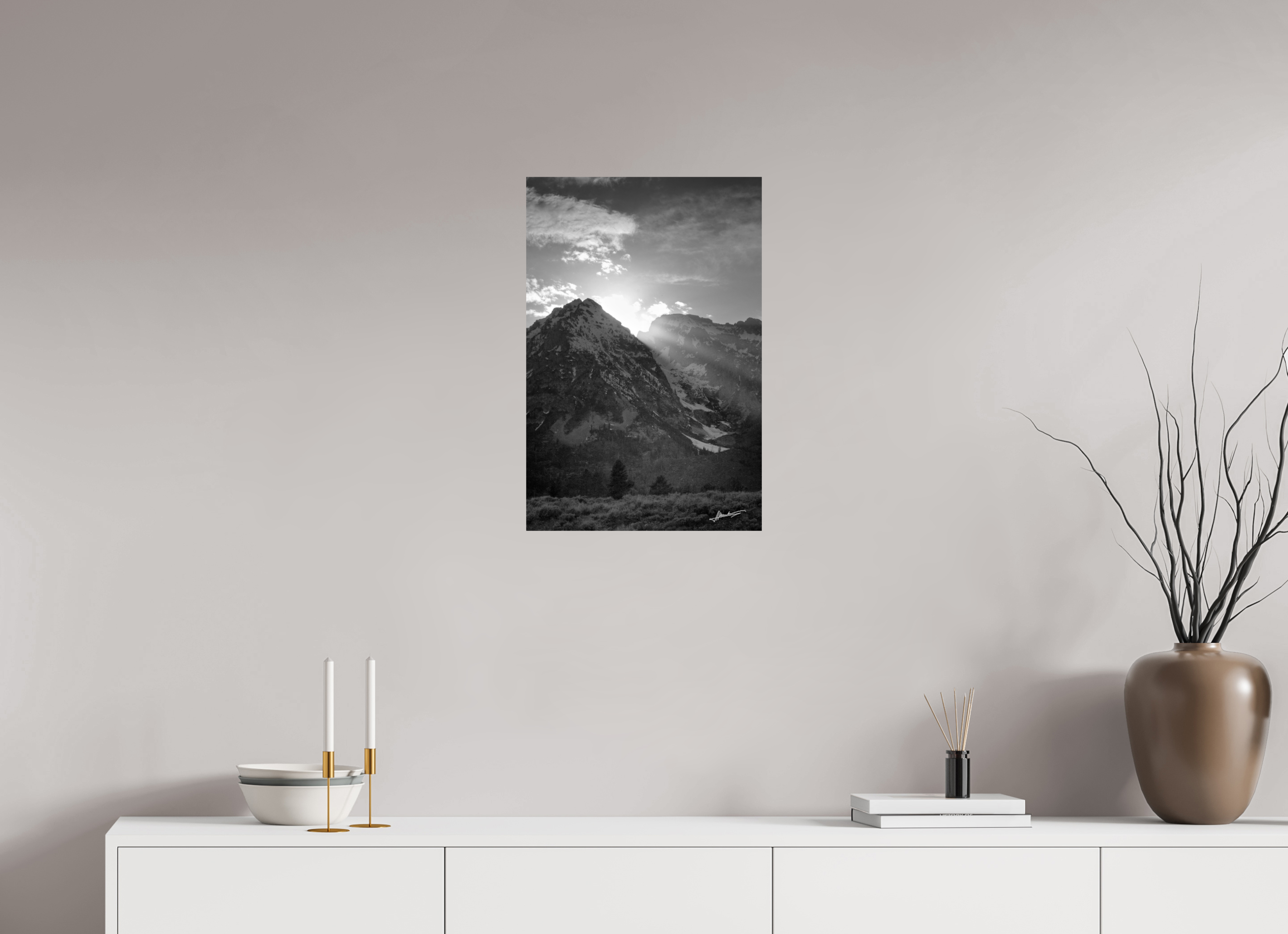 16 x 24″, Photo Print On Ilford Baryta Paper Light on the Valley
