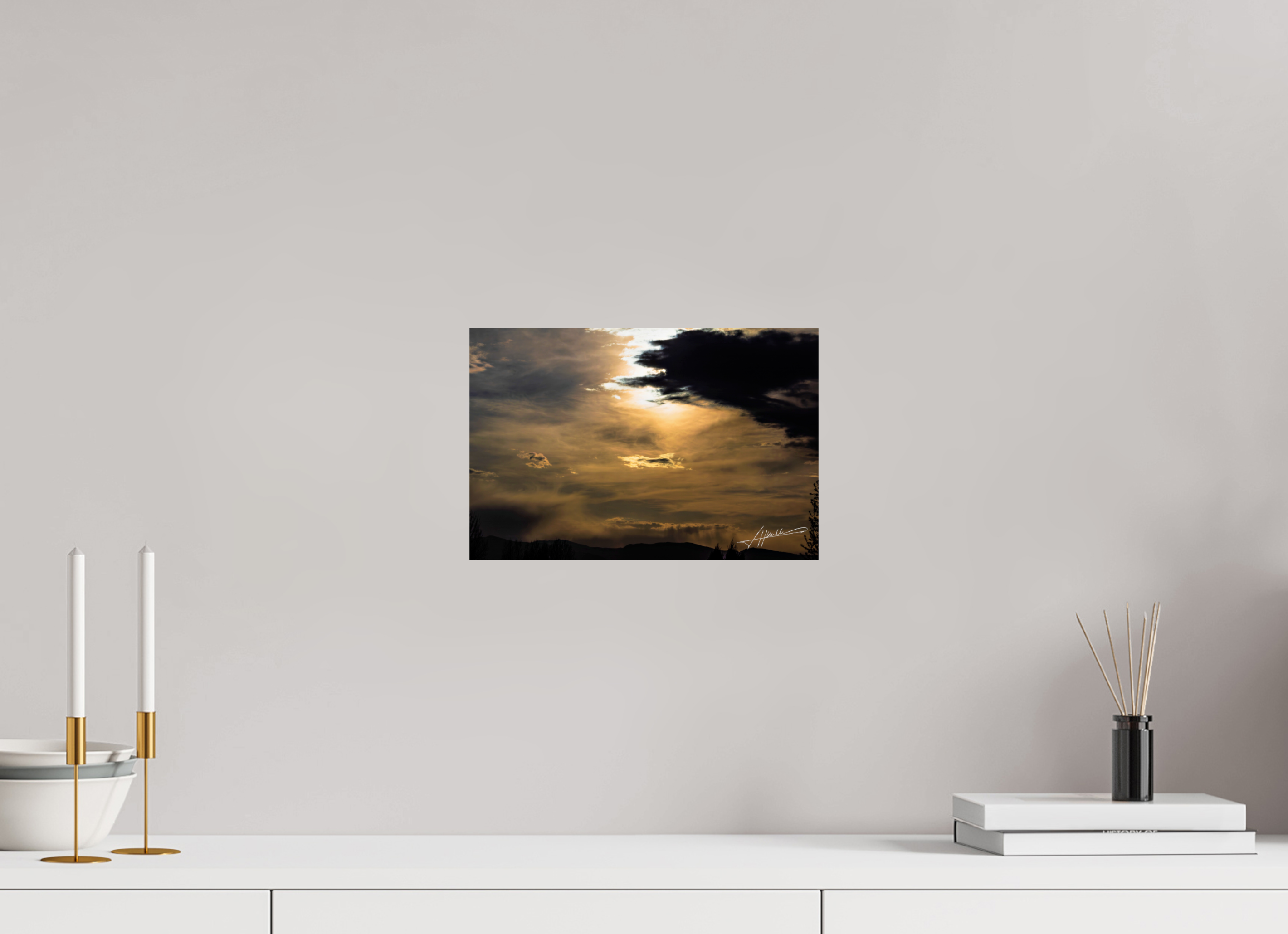 12 x 8″, ChromaLuxe HD Metal Silver Lining