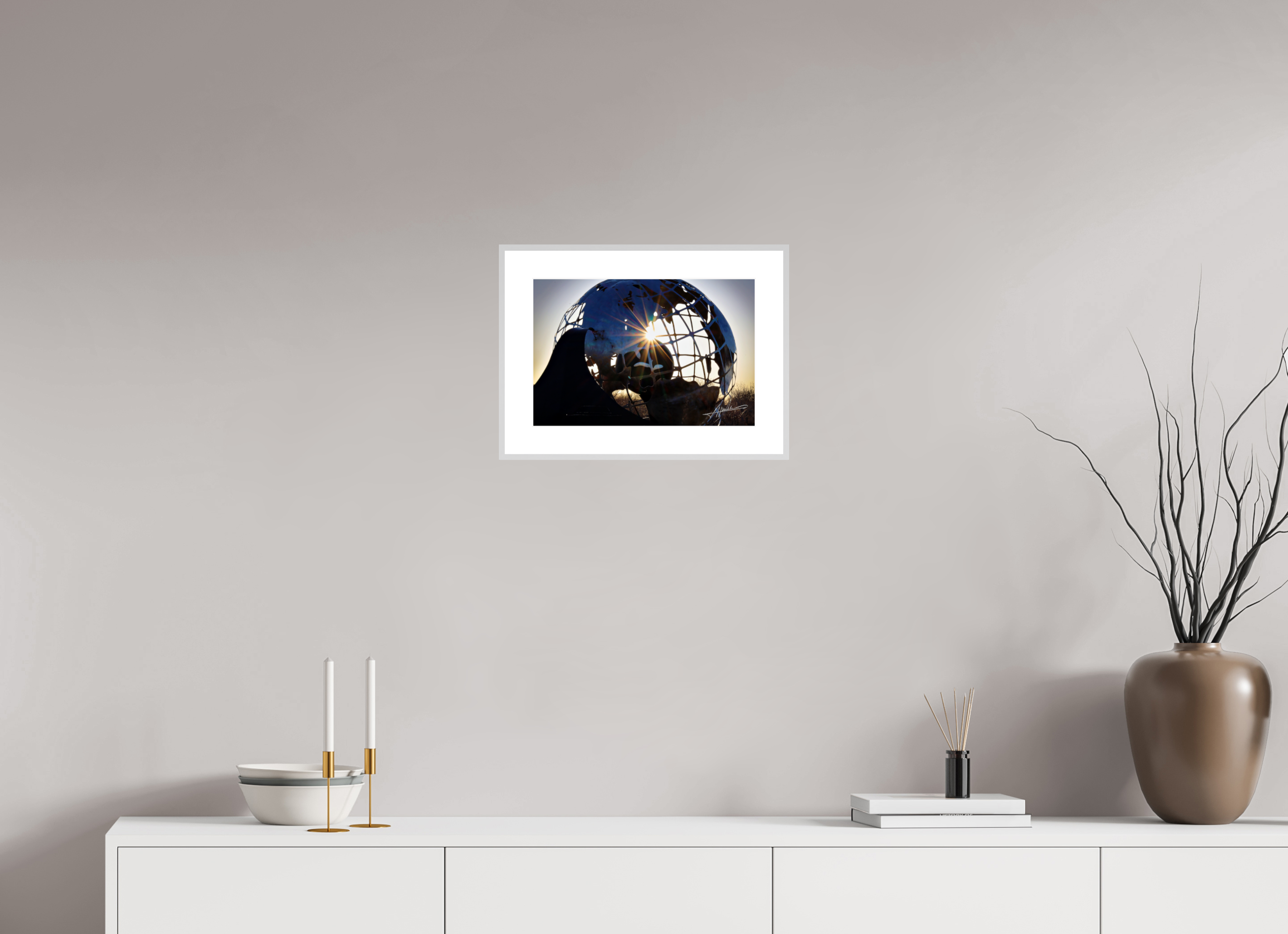 15 x 10″, Changeable Magnetic Frame Oilfield Sculpture