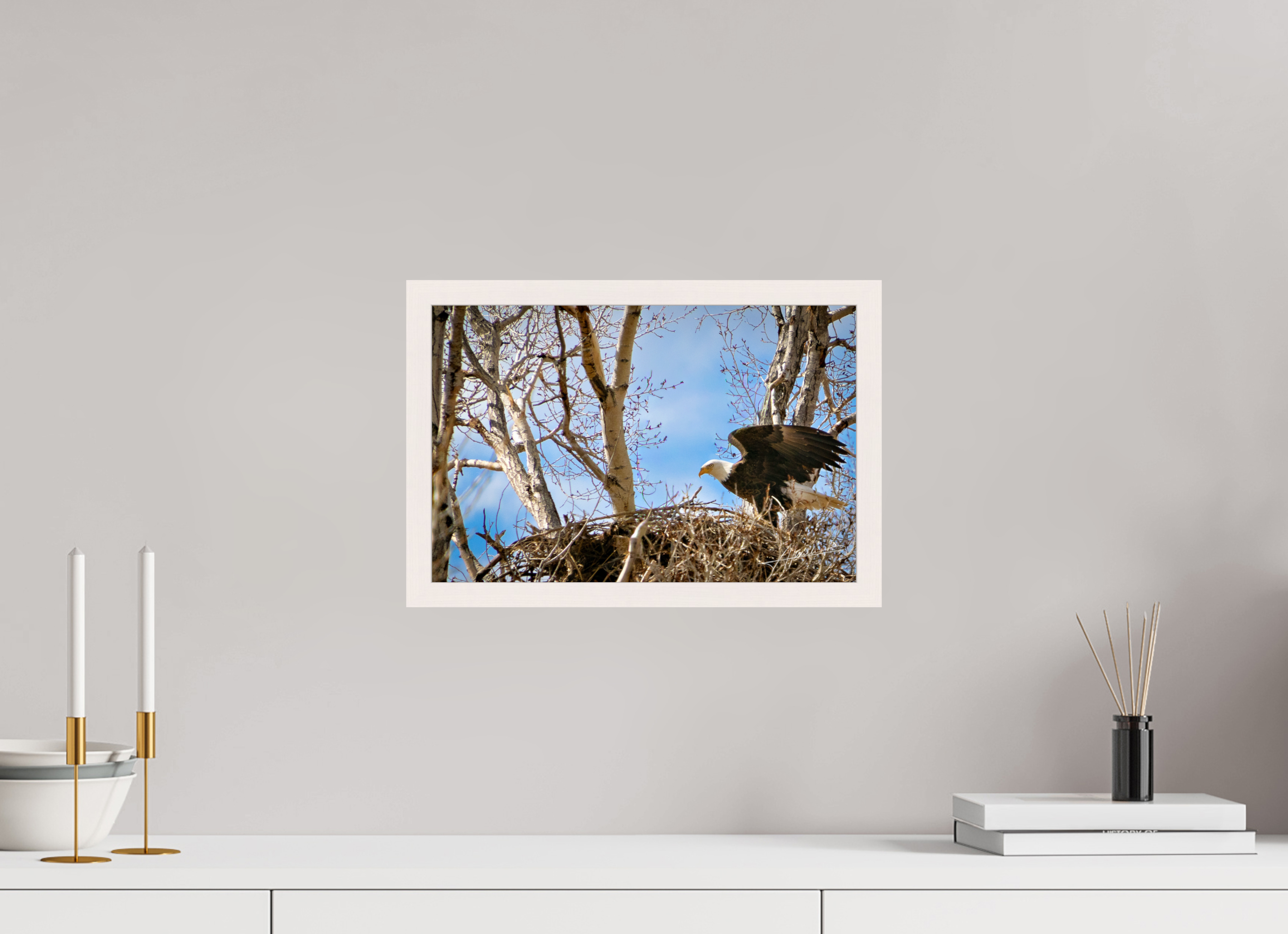 15 x 10″, Gallery Frame The Eagles Nest