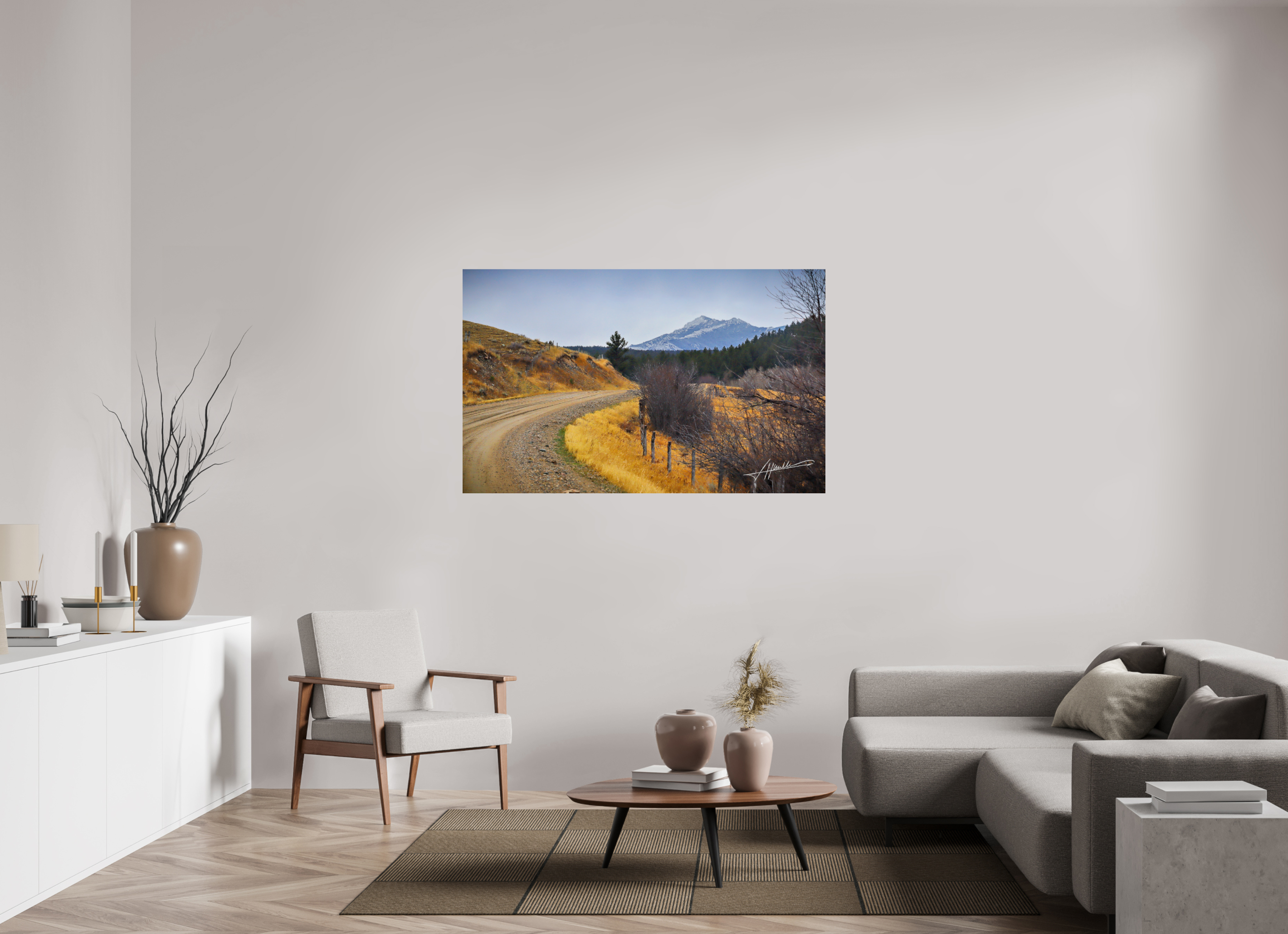 58.3 x 36″, Fine Art Dibond The Road to Adventure