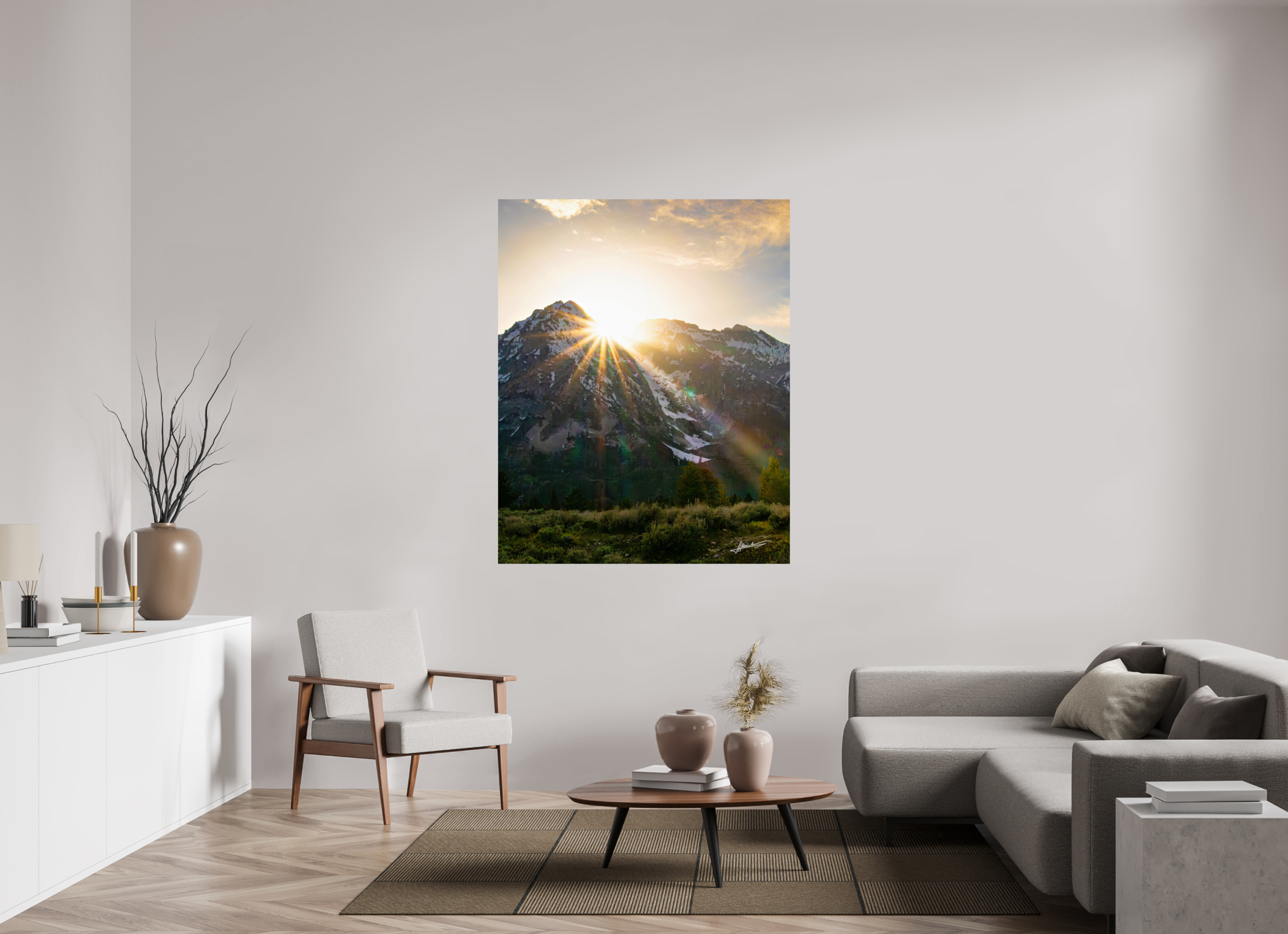 47 x 58.7″, Photo Print On Fujiflex High Gloss The Last Ray