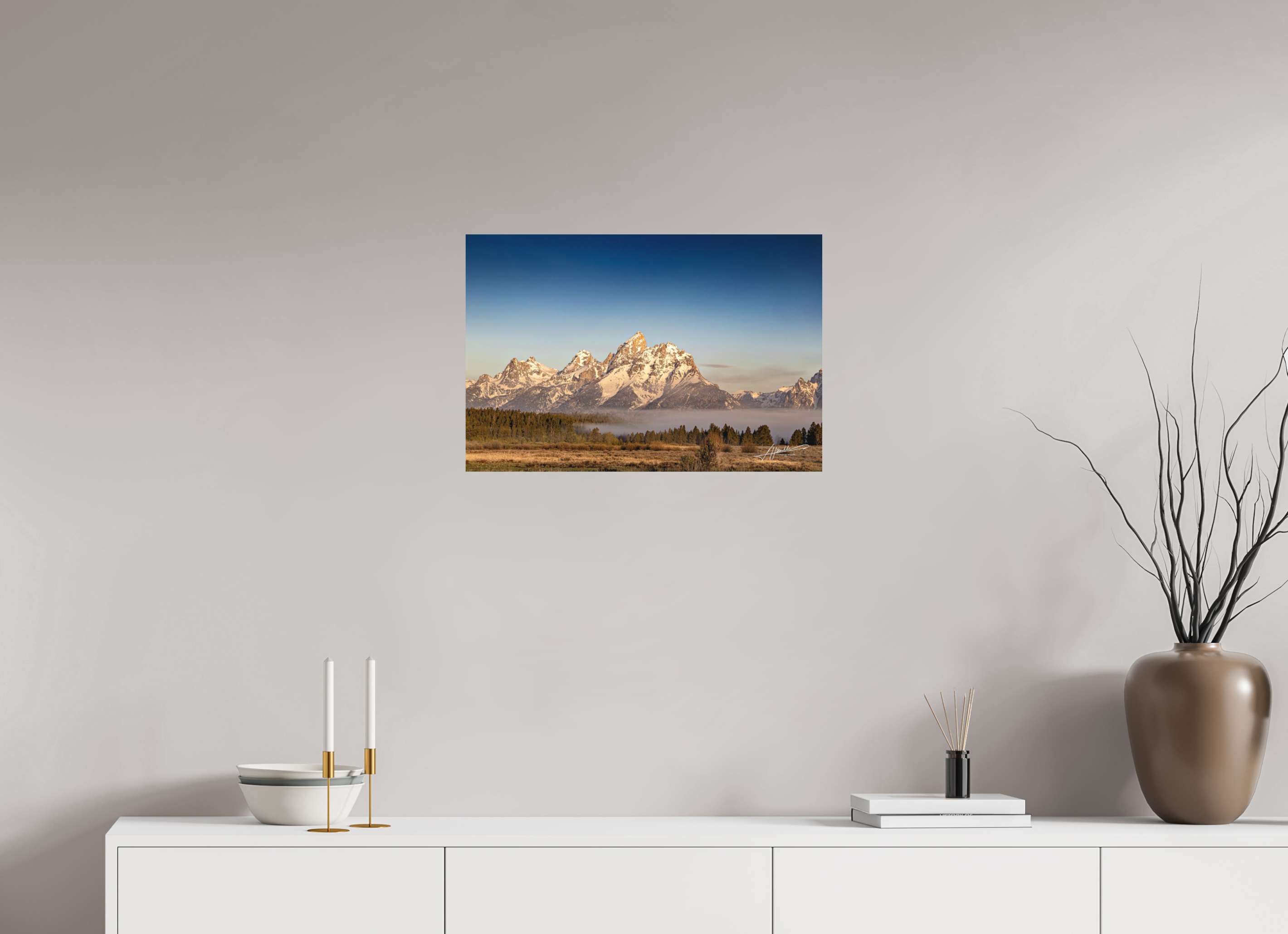 24 x 16″, Metal Dibond Above the Fog
