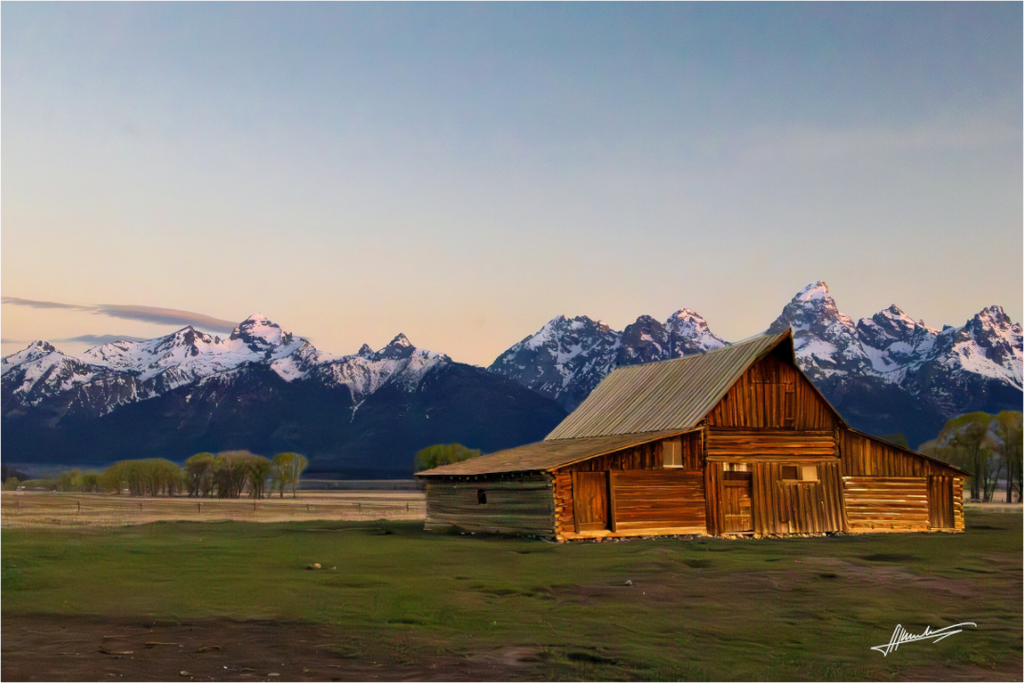 Main image Sunrise on the T.A. Barn