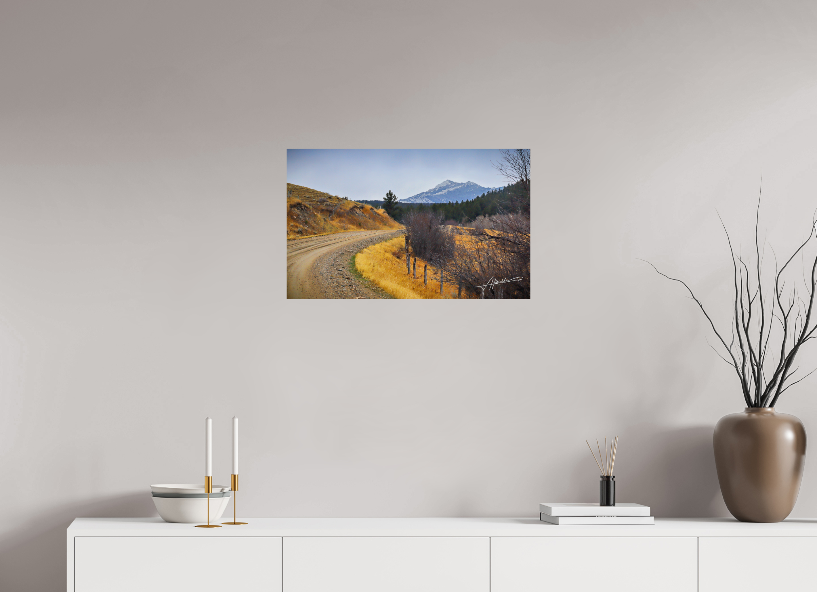 25.9 x 16″, ChromaLuxe HD Metal The Road to Adventure