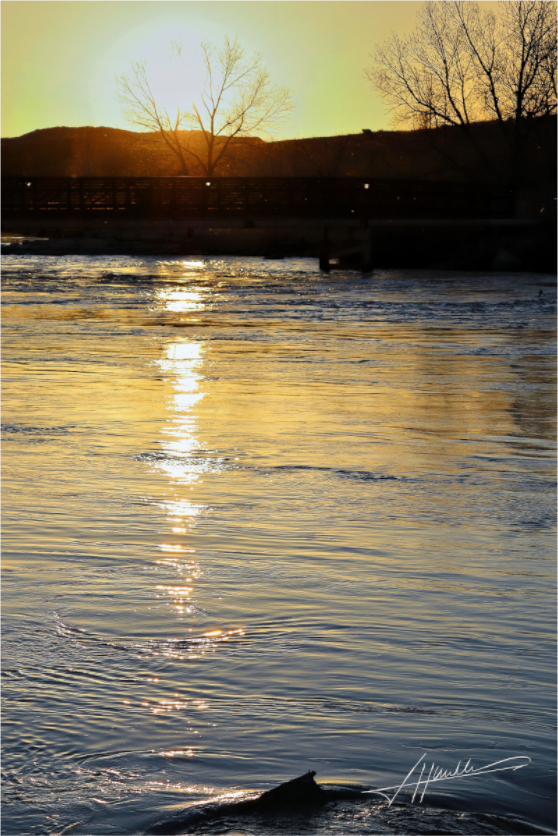 Main image Sunset on the River