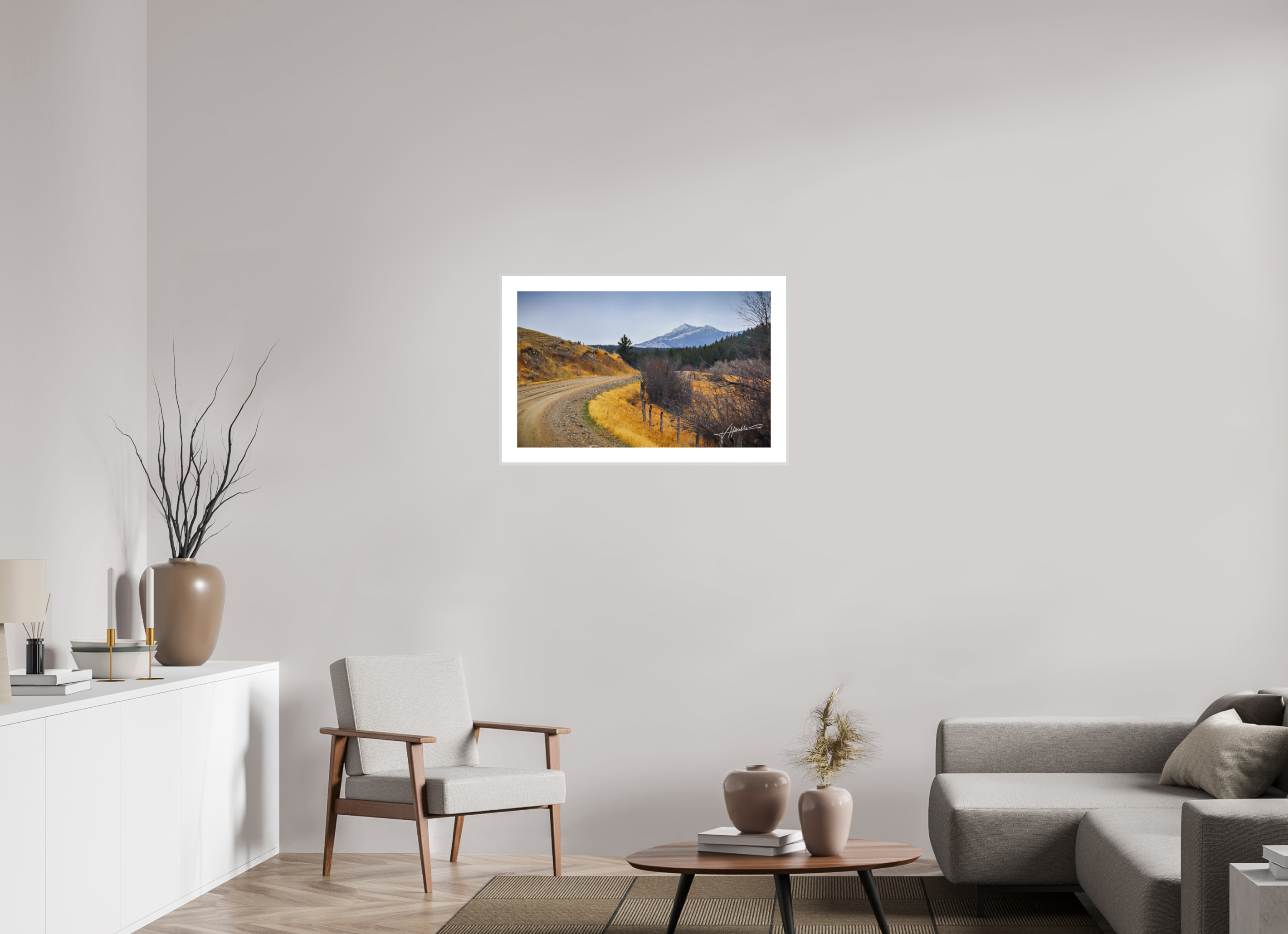 32.4 x 20″, Changeable Magnetic Frame The Road to Adventure