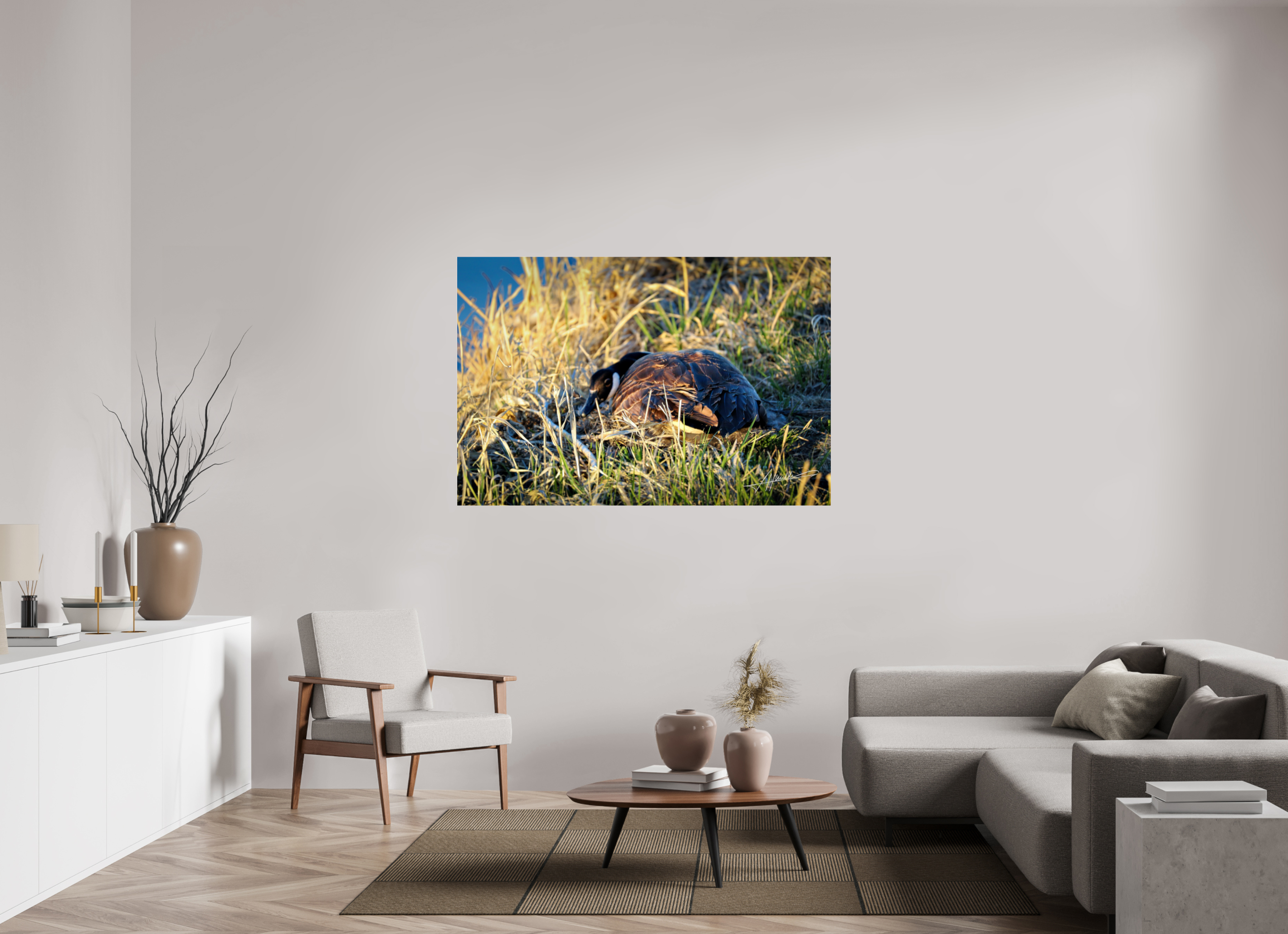 60 x 40″, Metallic Under Acrylic New Nester