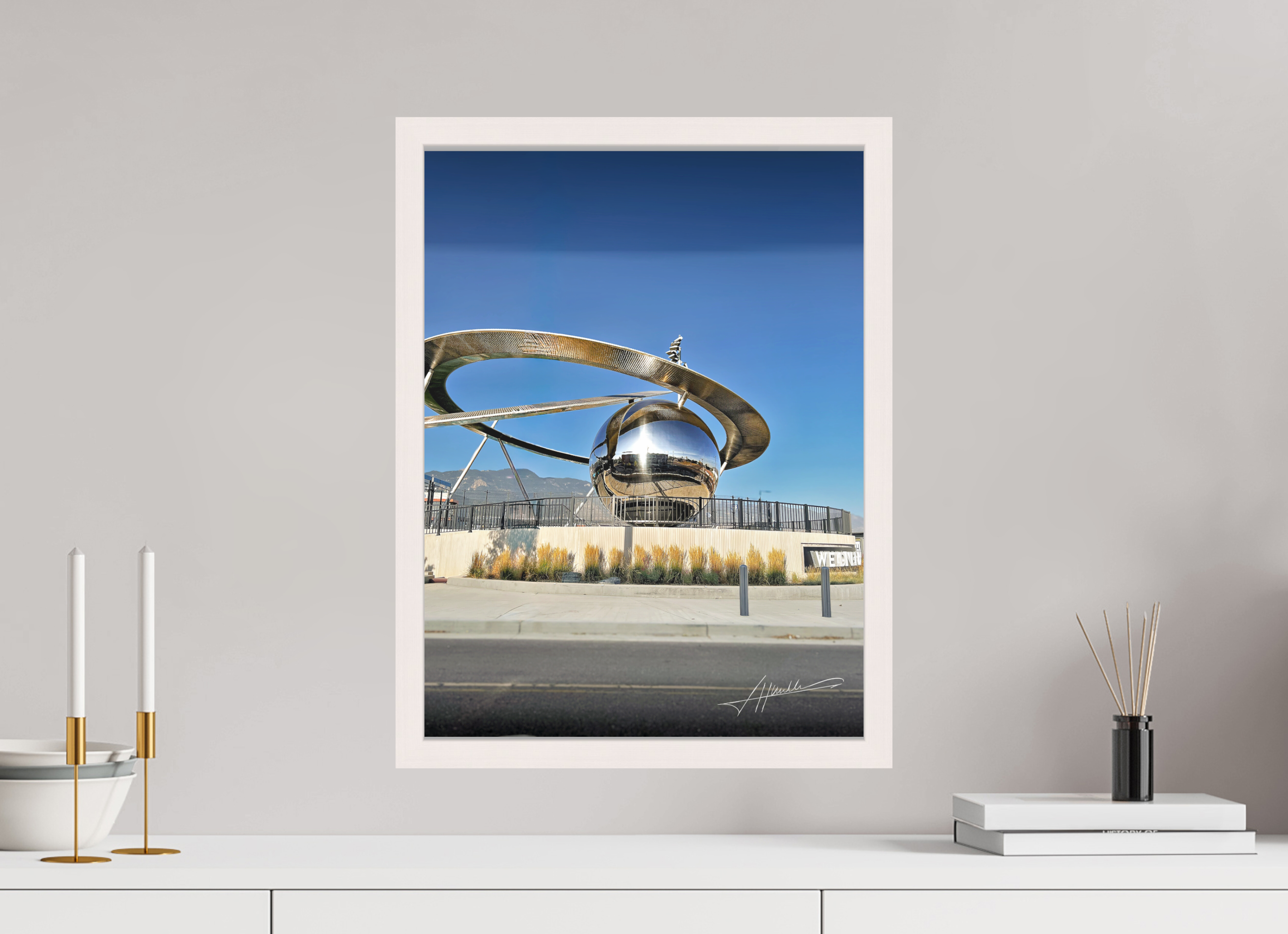 15 x 20″, Shadow Box Frame Epicenter Sculpture