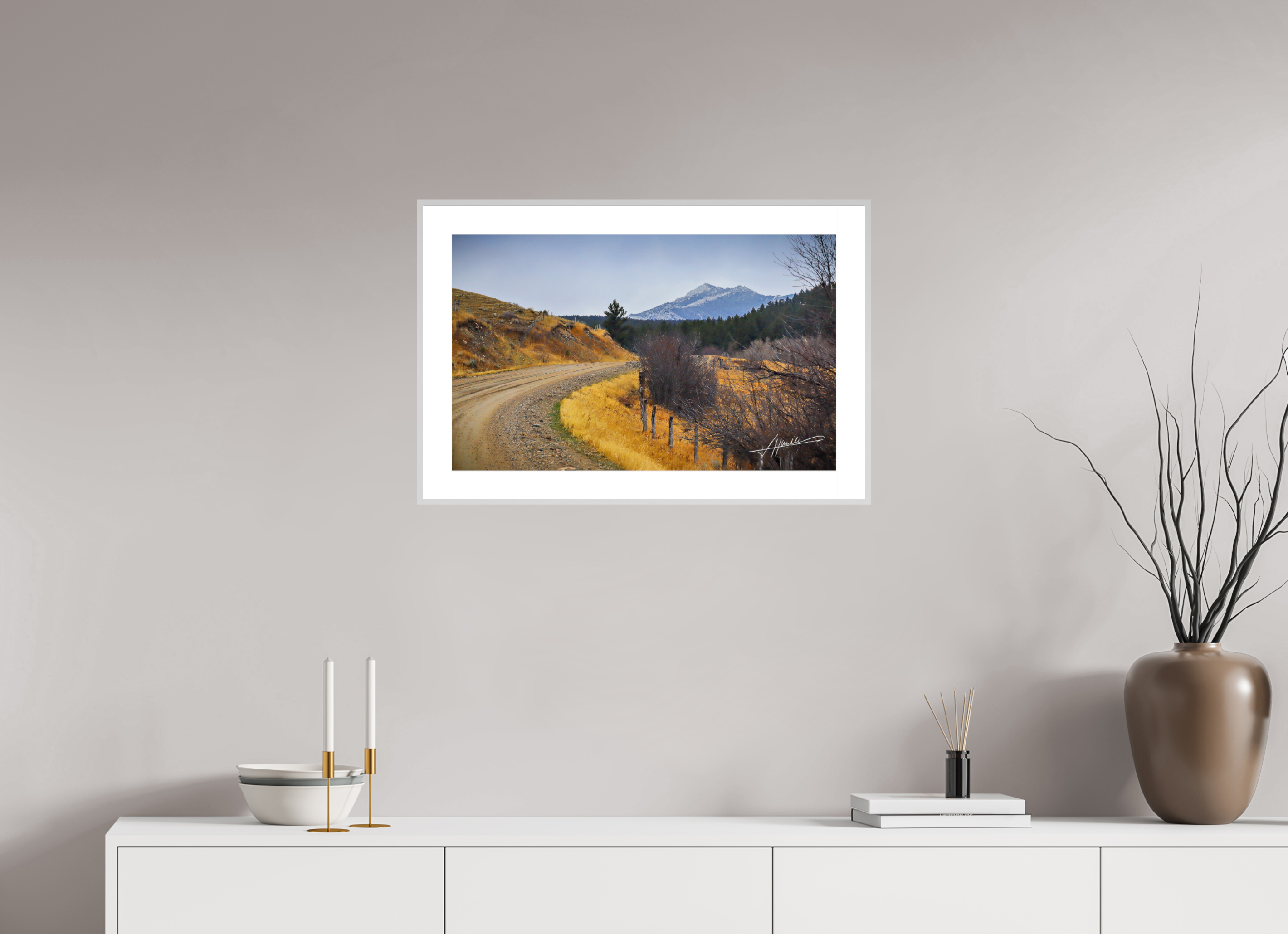 25.9 x 16″, Changeable Magnetic Frame The Road to Adventure